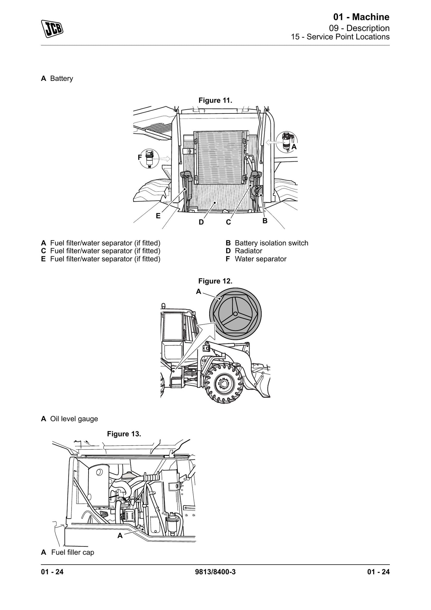 JCB 422ZX Wheel Loader Factory Workshop Service Manual 9813/8400