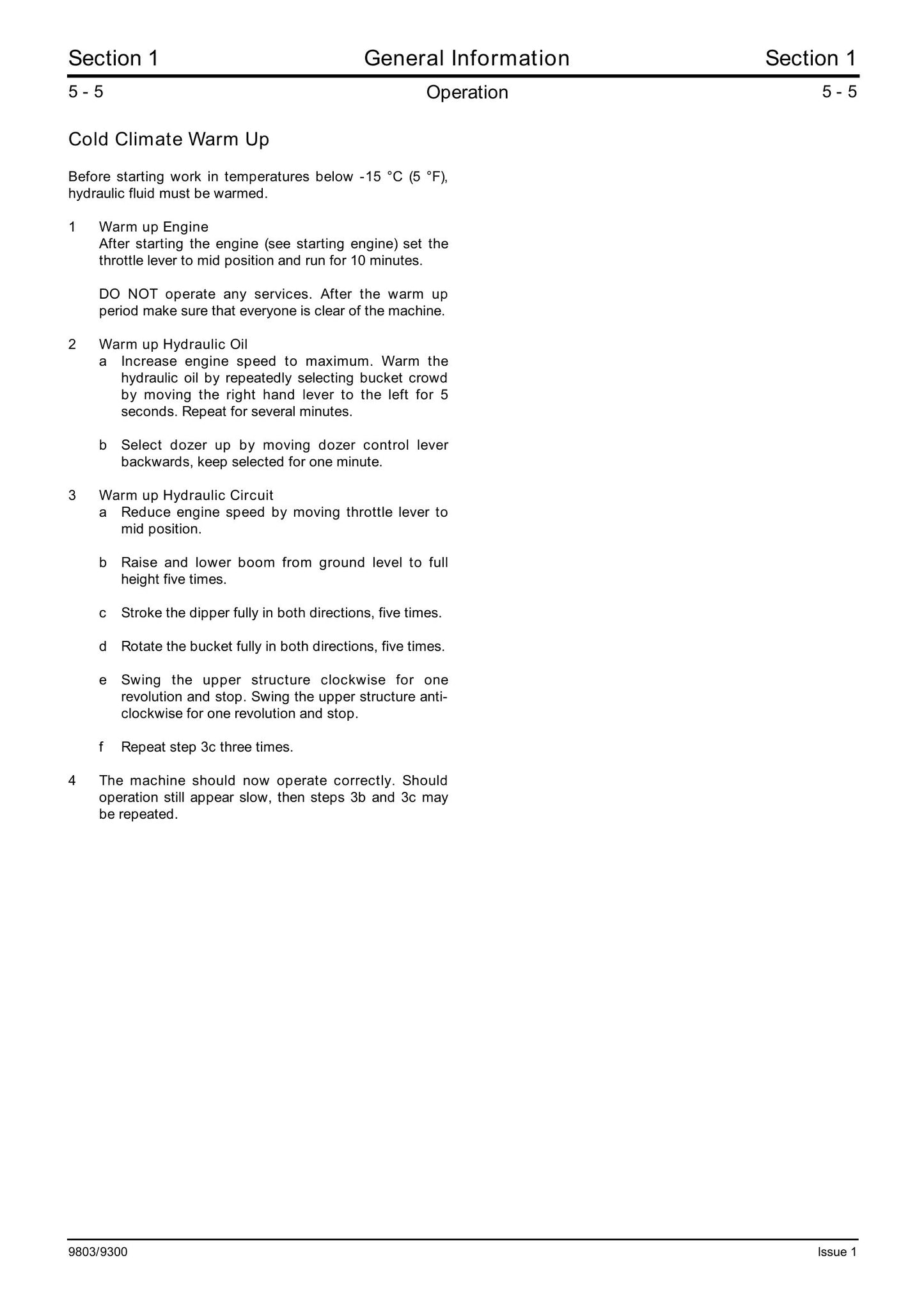 JCB 8027Z 8032Z Mini Excavator Factory Workshop Service Manual 9803/9300