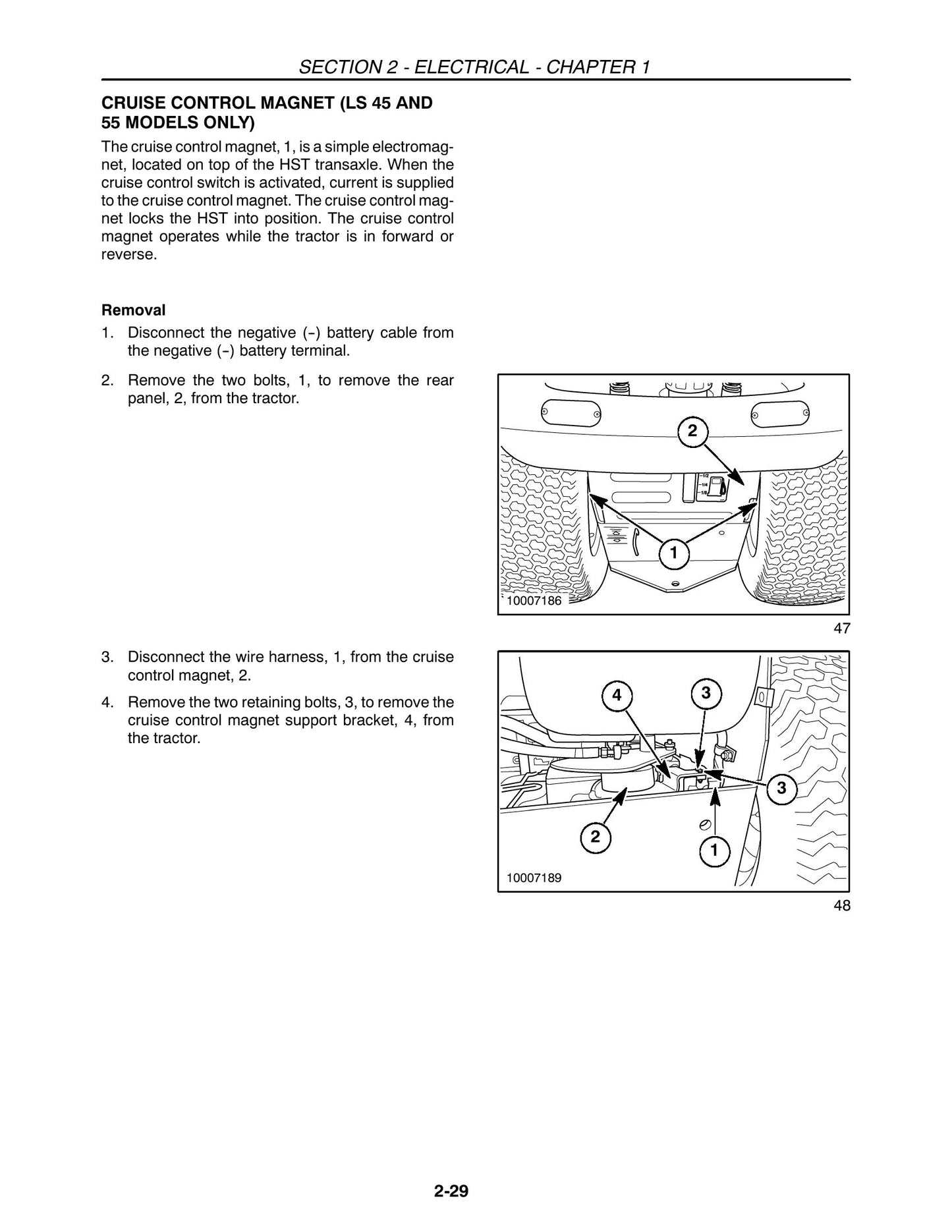 New Holland LS Series Tractor Factory Workshop Repair Manual Supplement 87014217