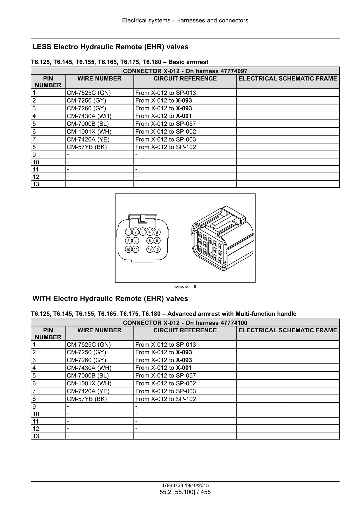 New Holland T6.125 T6.145 T6.155 T6.165 T6.175 T6.180 T6.145 AutoCommand T6.155 AutoCommand T6.165 AutoCommand T6.175 AutoCommand Tractor Factory Workshop Service Manual 47951296