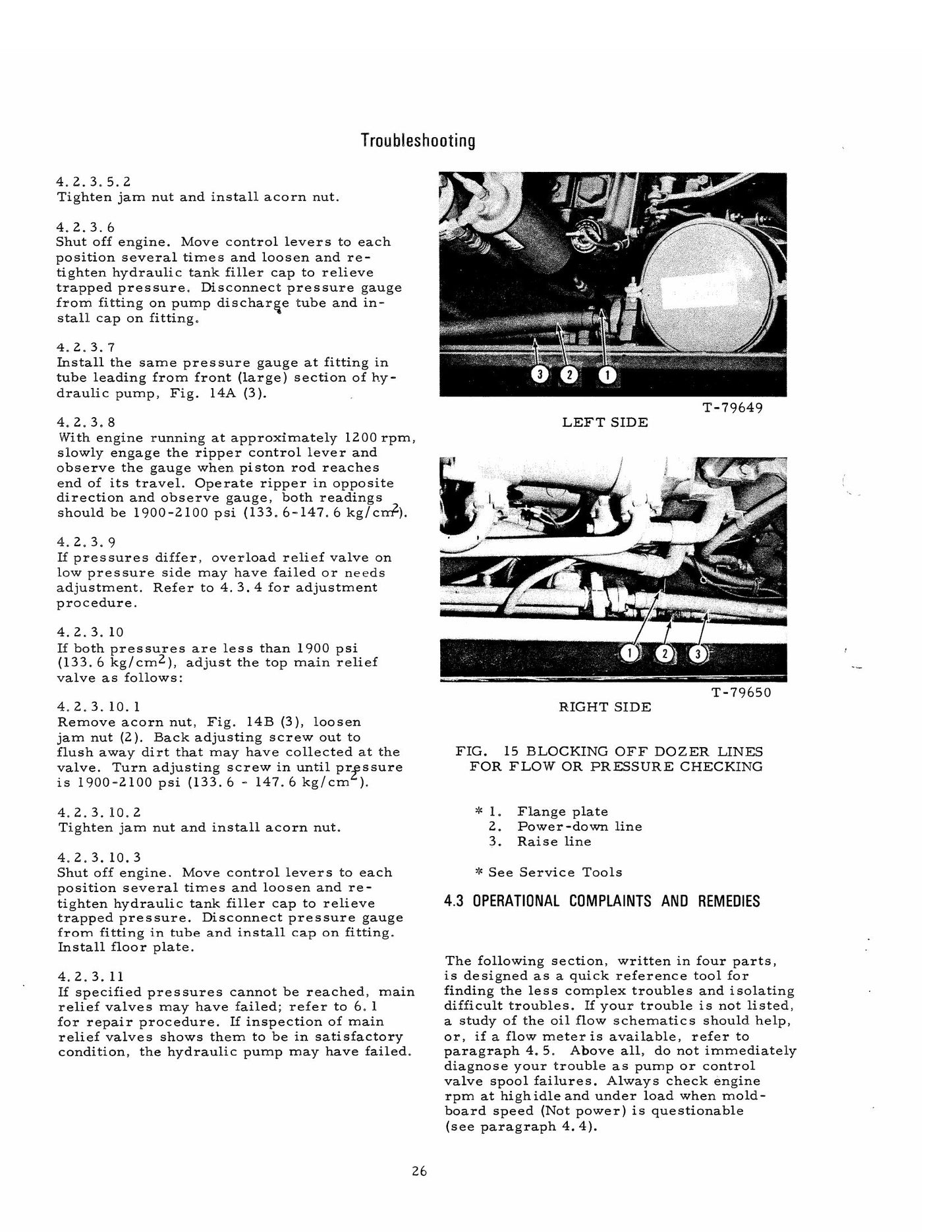 Fiat Allis 21-C Crawler Tractor Factory Workshop Service Manual 73107059