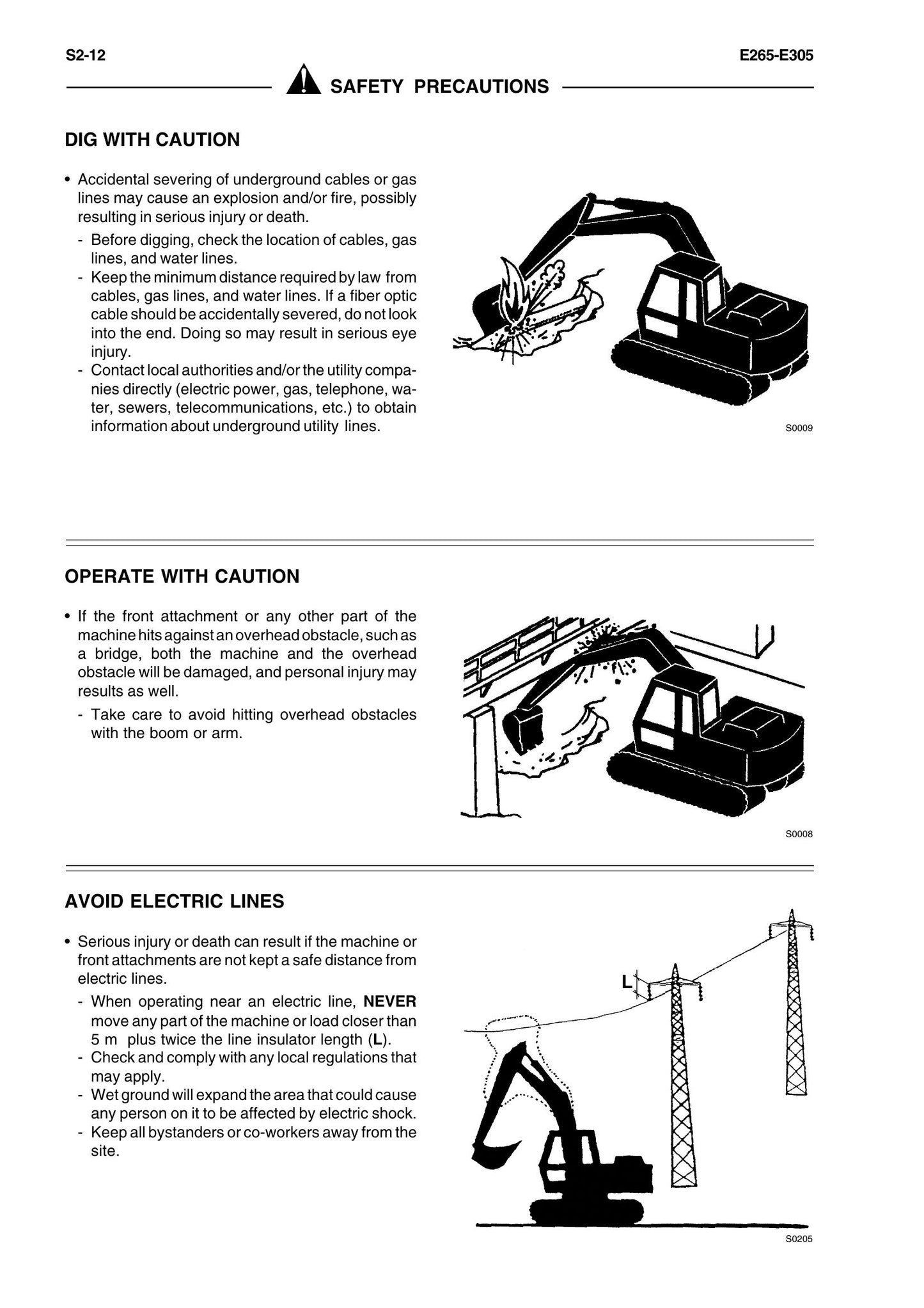 New Holland E265 E305 Crawler Excavator Workshop Manual 604.13.674