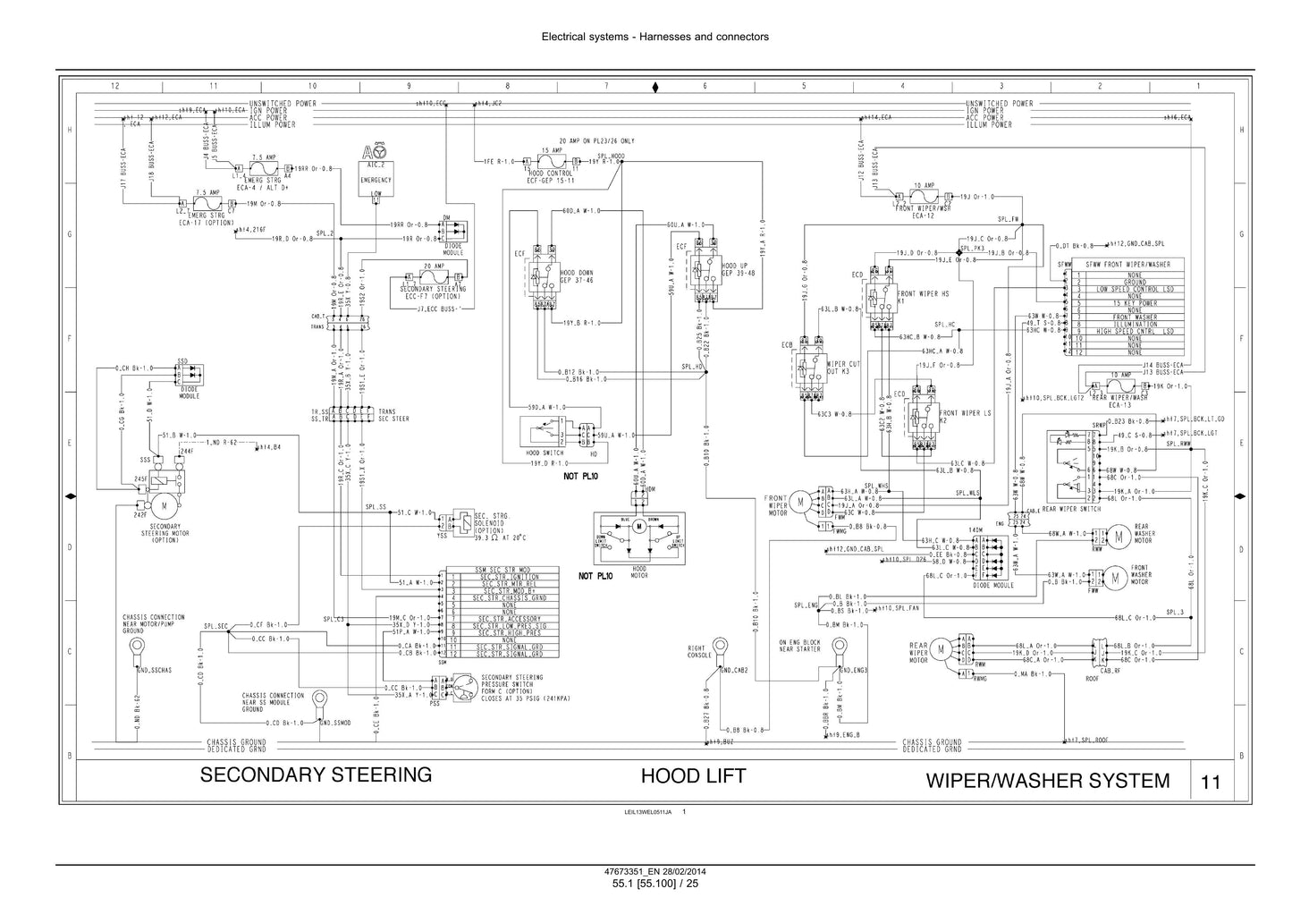 New Holland W190C W230C Wheel Loader Factory Workshop Service Manual 47865326