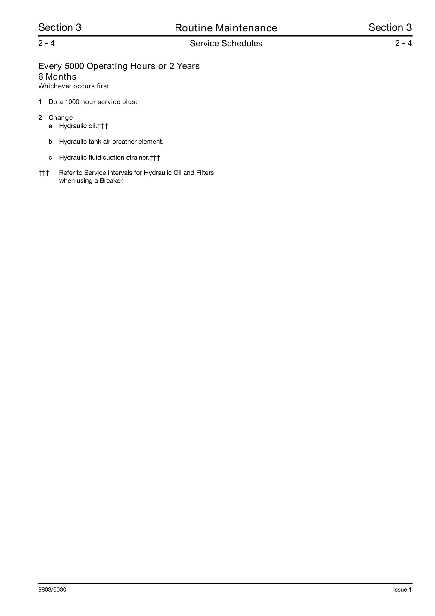 JCB JZ70 Crawler Excavator Factory Workshop Service Manual 9803/6030