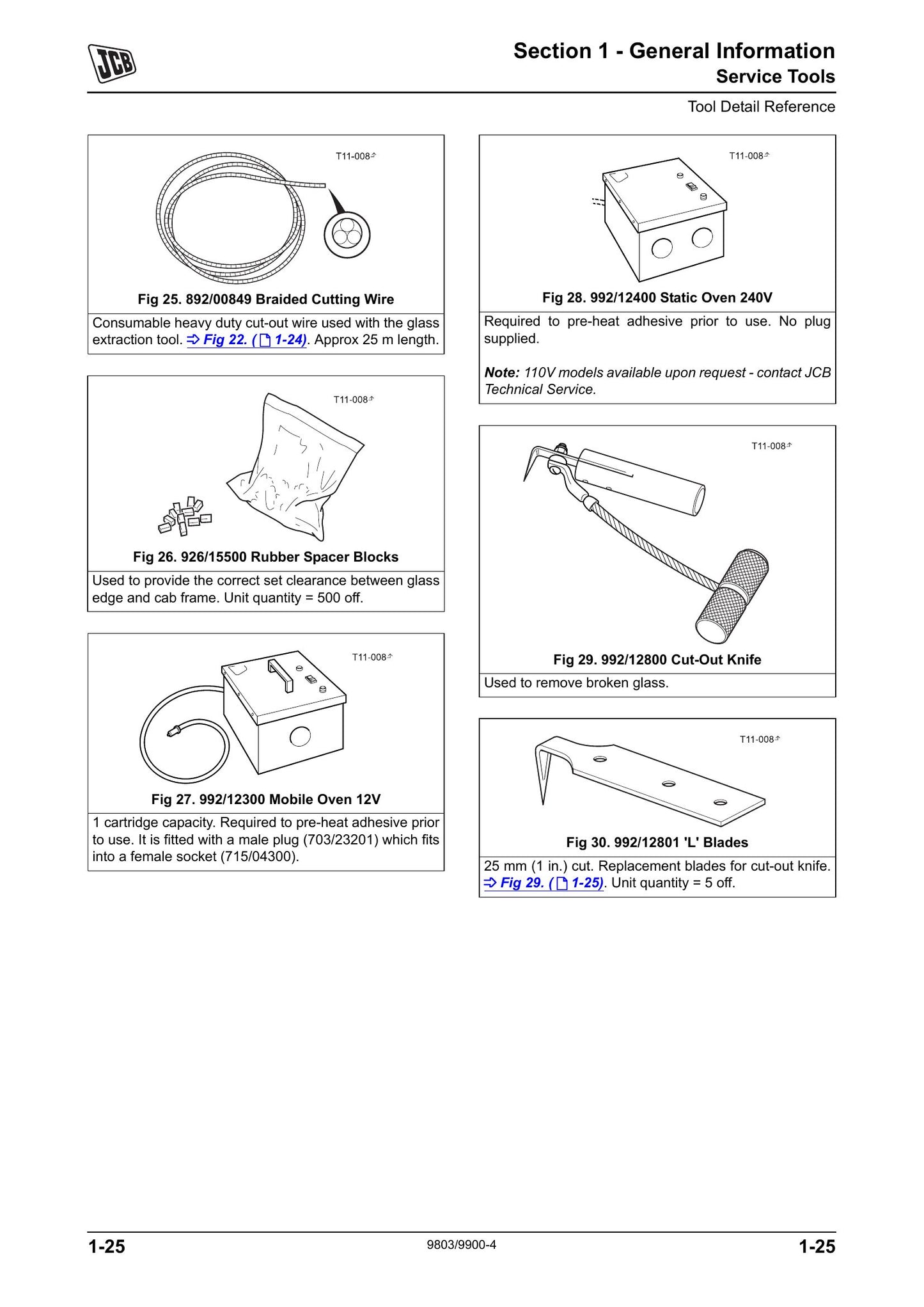 JCB 515-40 Telehandler Factory Workshop Service Manual 9803/9900-4