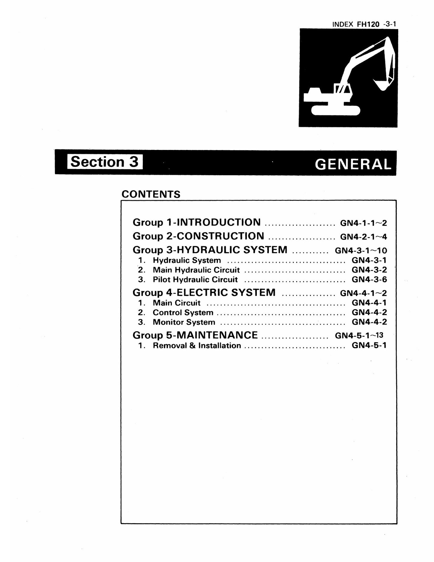 Fiatallis FH120 Hydraulic Excavator Factory Workshop Service Manual 73158518