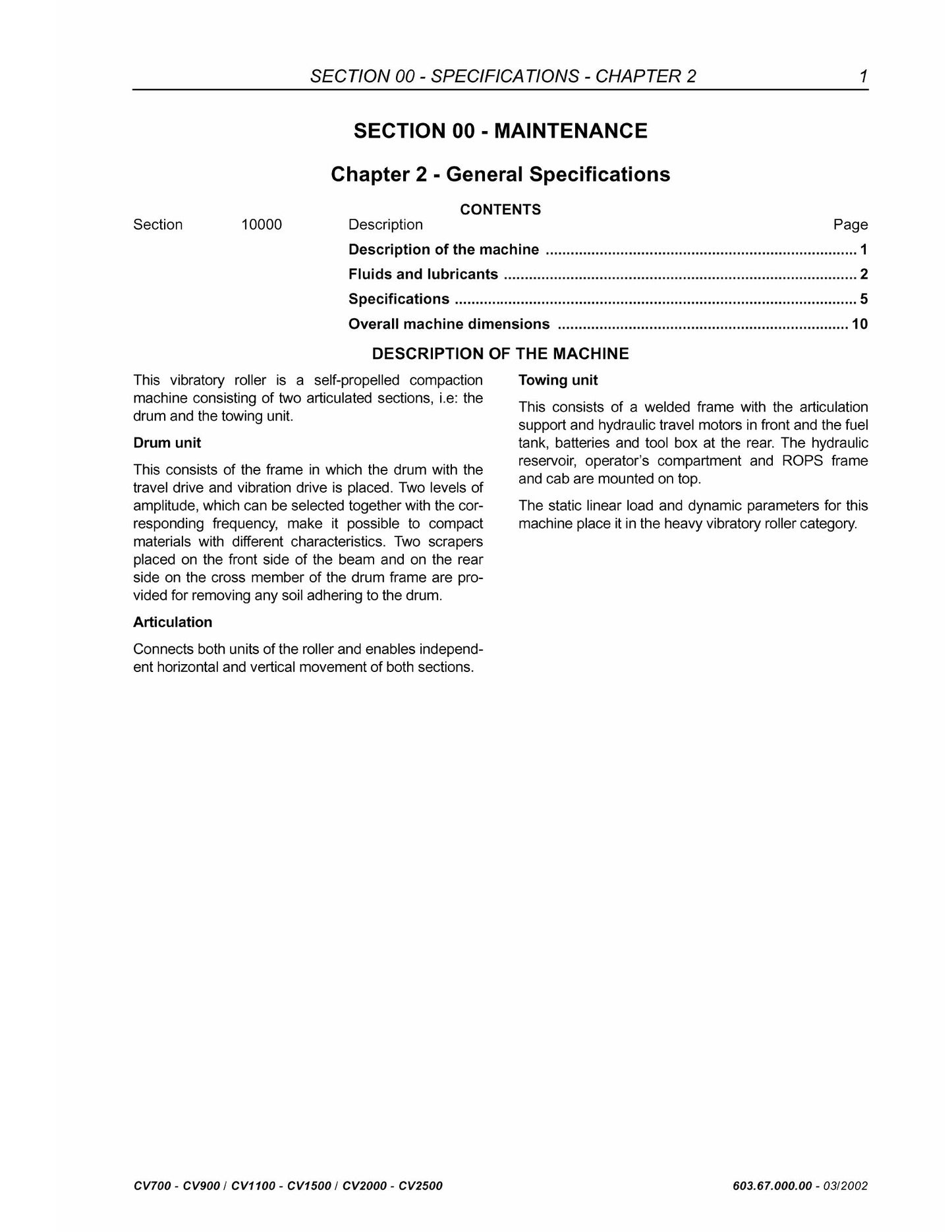 New Holland CV700 CV900 CV1100 CV1500 CV2000 CV2500 Compactor Factory Workshop Service Manual