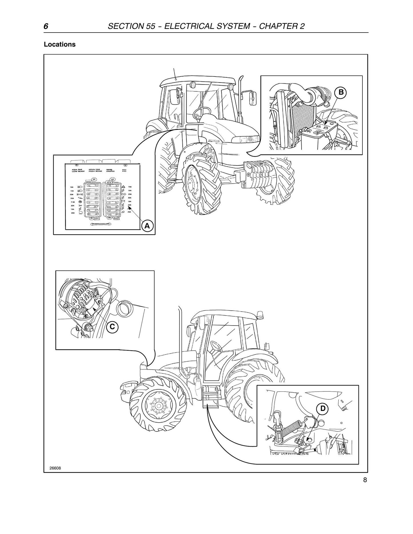 New Holland TD75D TD95D TD95D High Clearance Tractor Factory Workshop Repair Manual