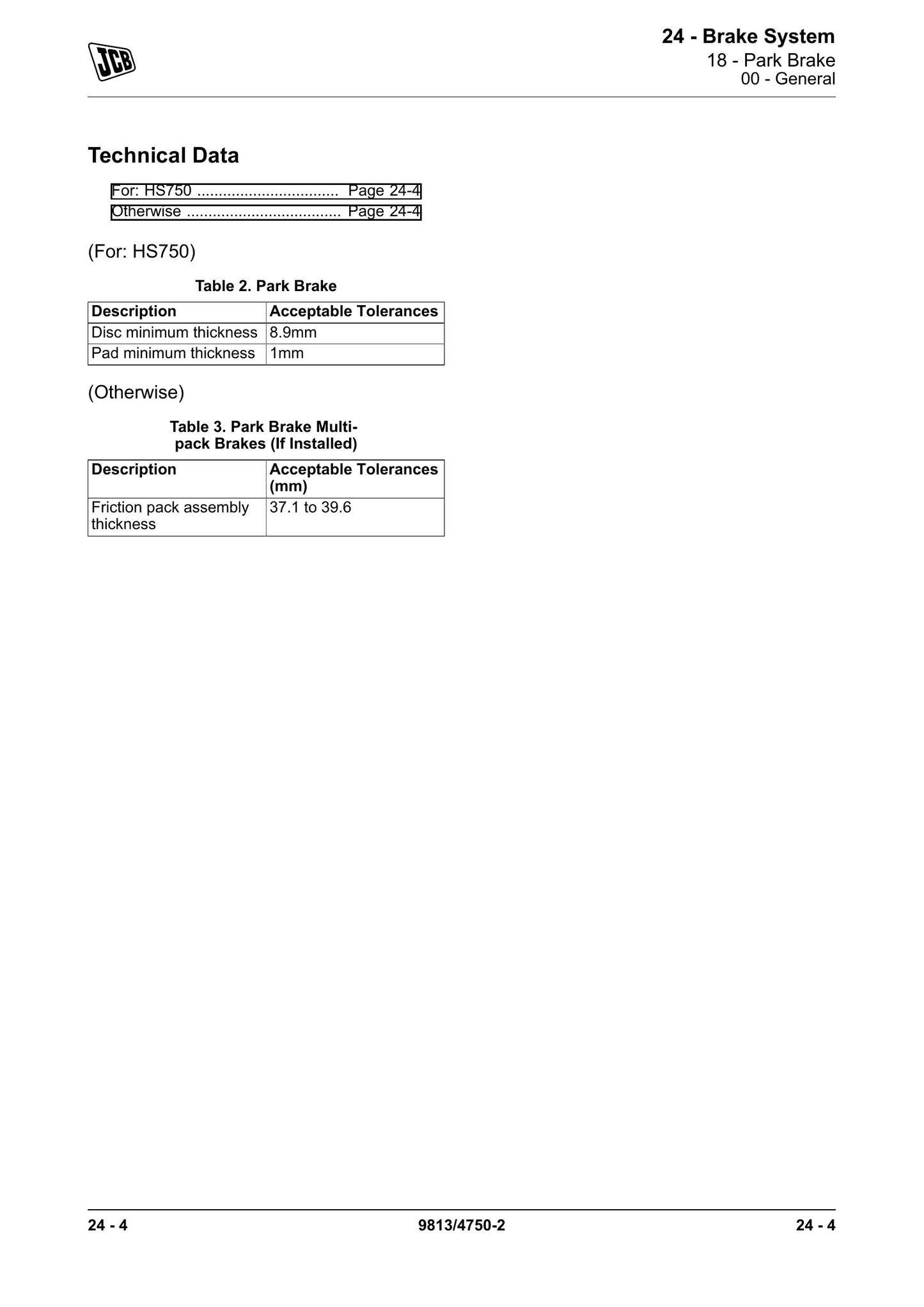 JCB Transmission Factory Workshop Service Manual 9813/4750