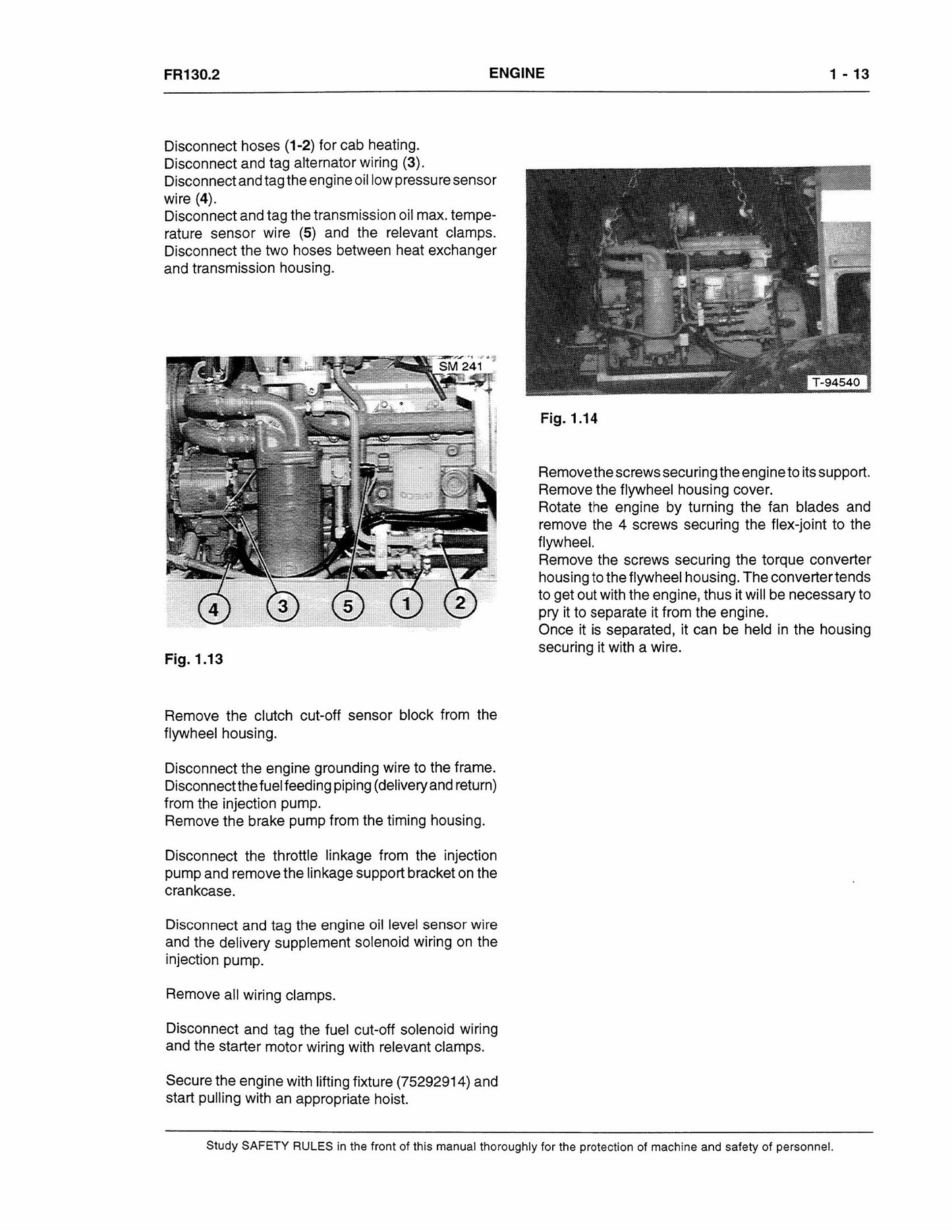FIATALLIS FR130.2 Wheel Loader Factory Workshop Service Manual 604.02.205