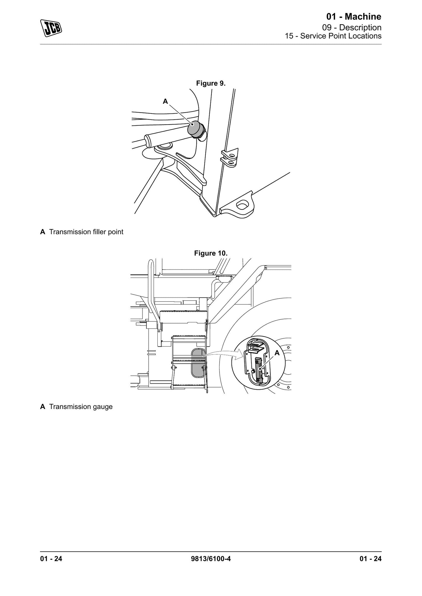 JCB 427 435S 437 Wheel Loader Factory Workshop Service Manual 9813/6100