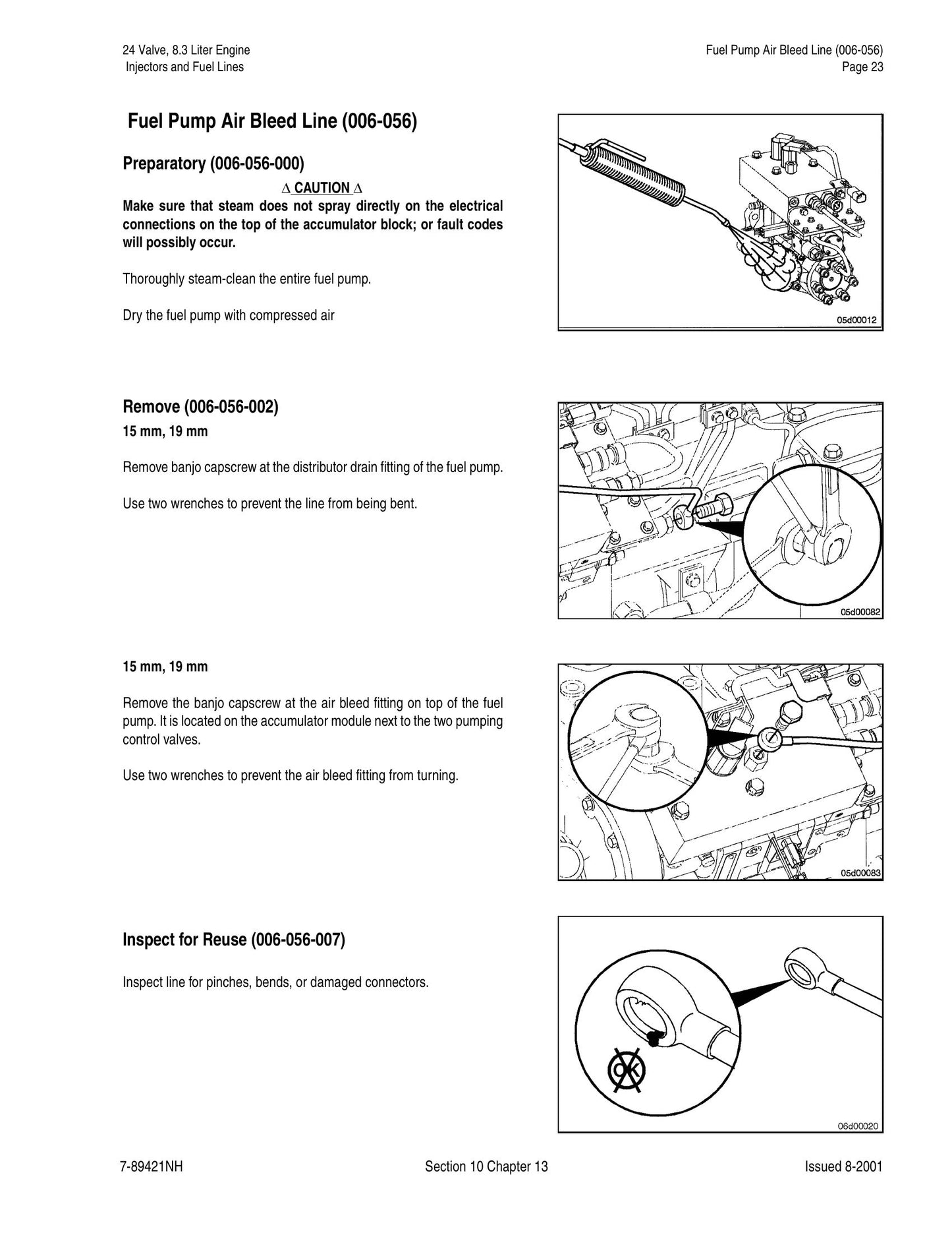New Holland 8.3 Liter Engine Factory Workshop Repair Manual 87025678