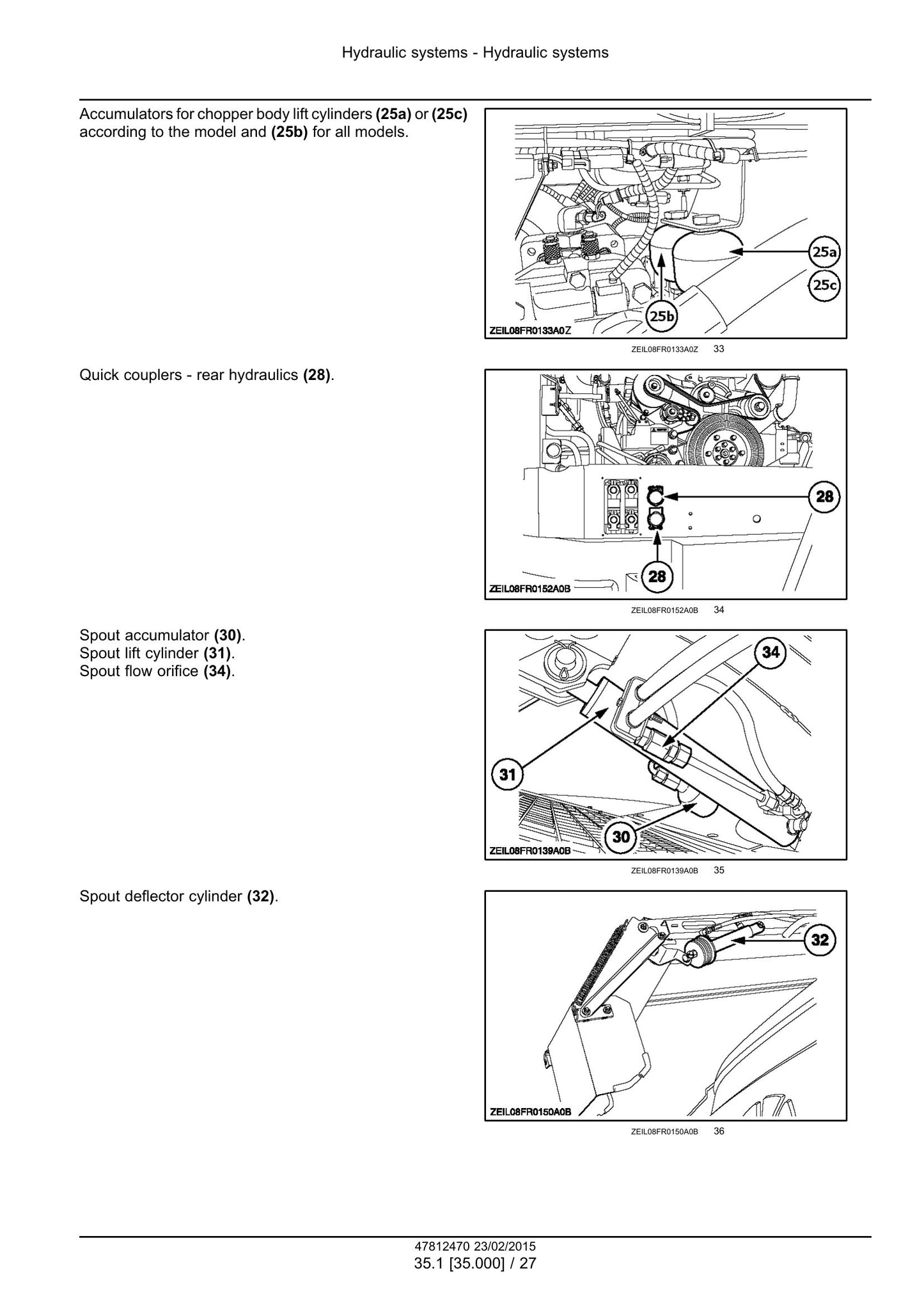 New Holland FR450 FR500 FR600 FR700 FR850 Forage Harvester Factory Workshop Service Manual 47849552