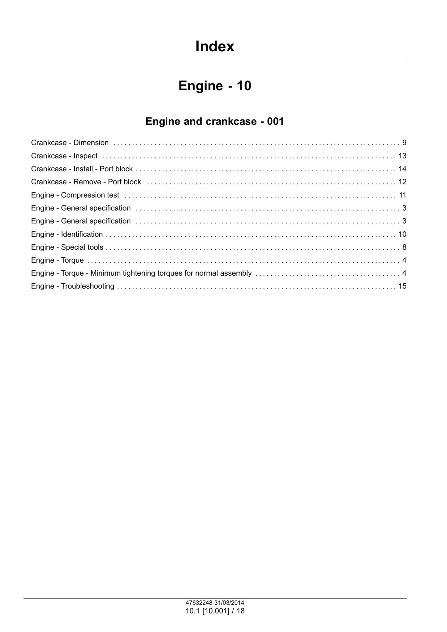 New Holland N843H N843L N843 N844LT N844L N844T N844 Engine Factory Workshop Service Manual 47632248