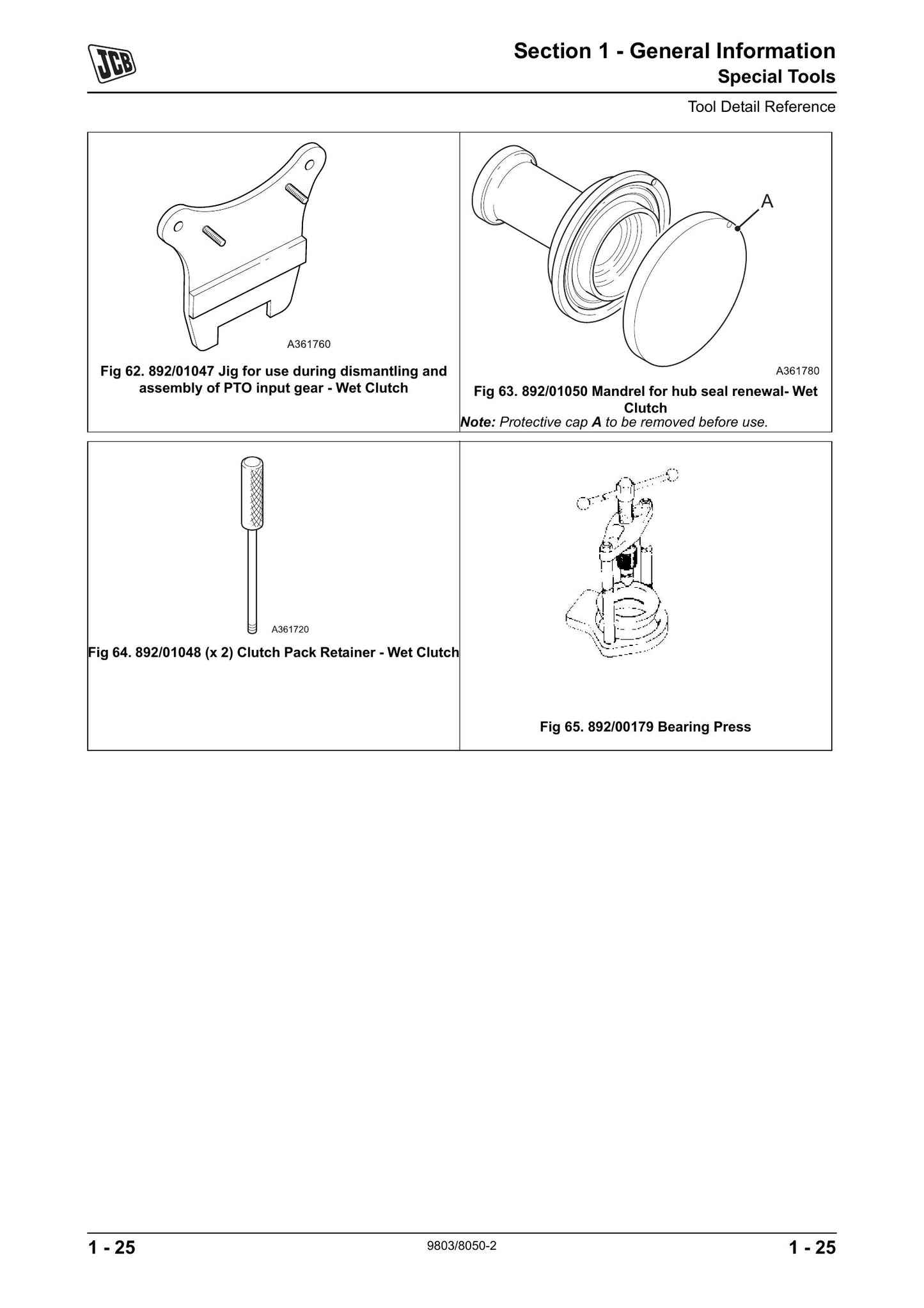 JCB 2155 2170 Tractor Factory Workshop Service Manual 9803/8050