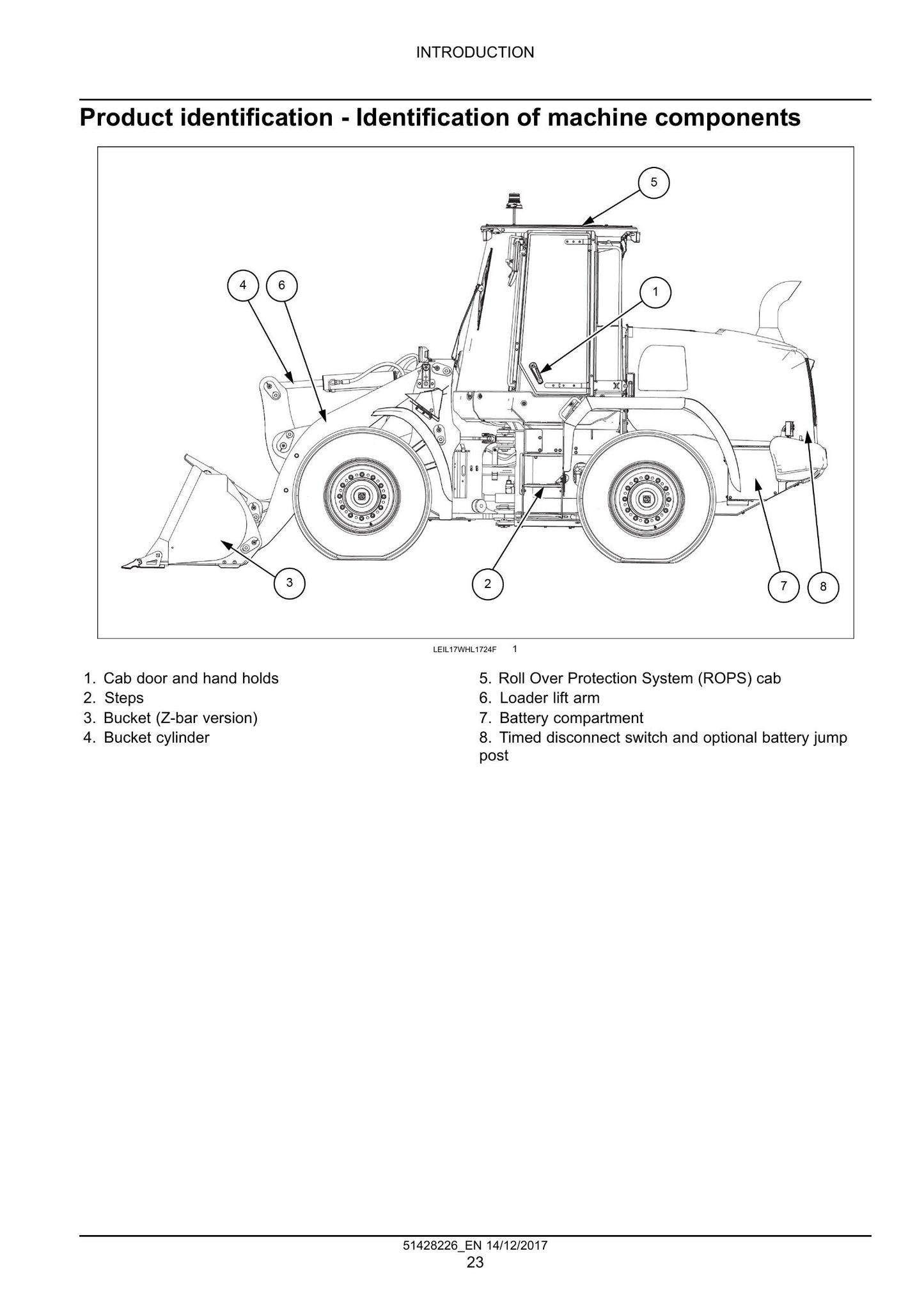 New Holland W110D Wheel Loader Factory Workshop Service Manual 51428226