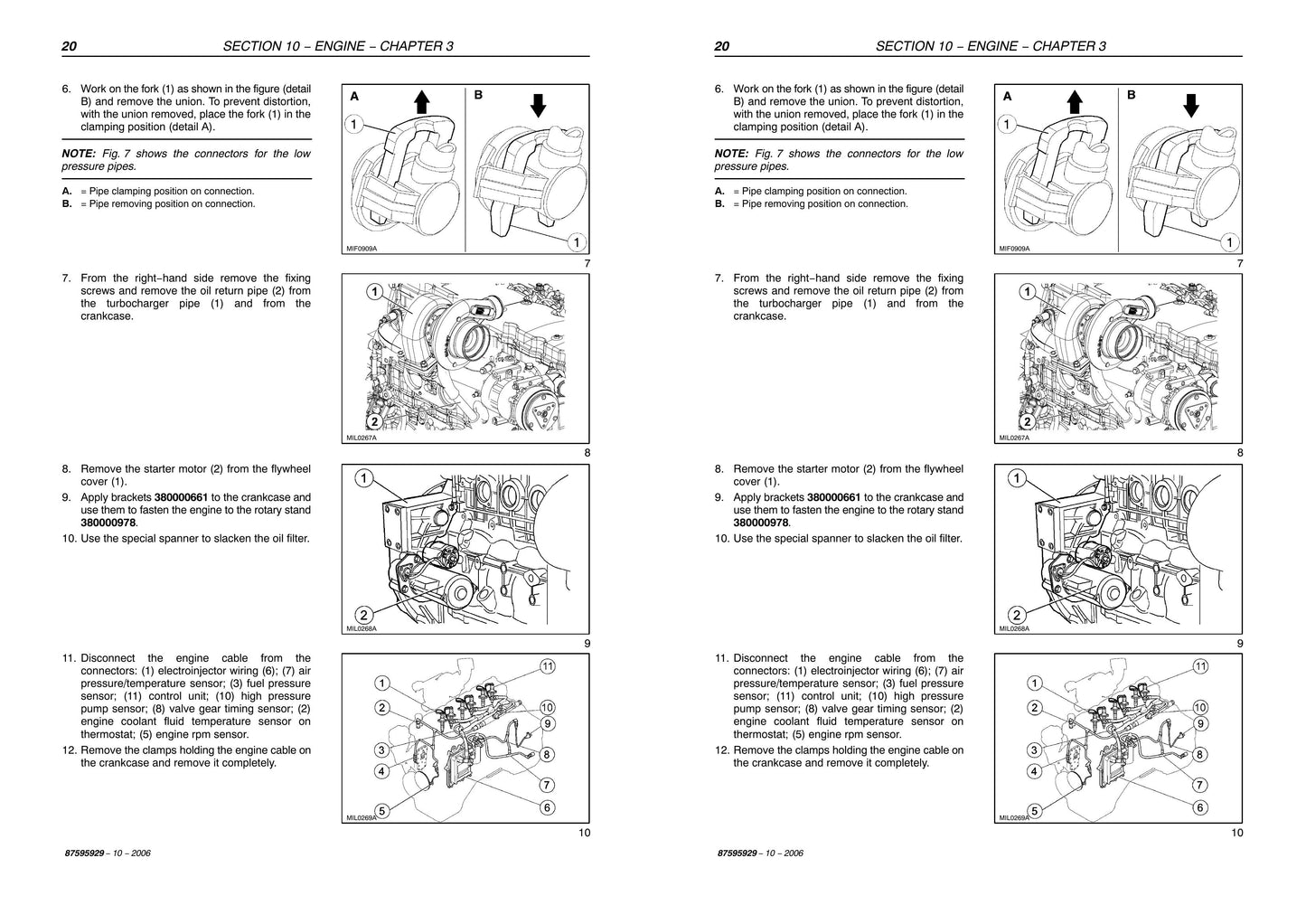 New Holland TC54 TC56 AL59 Combine Harvester Factory Workshop Service Manual Supplement 87595929
