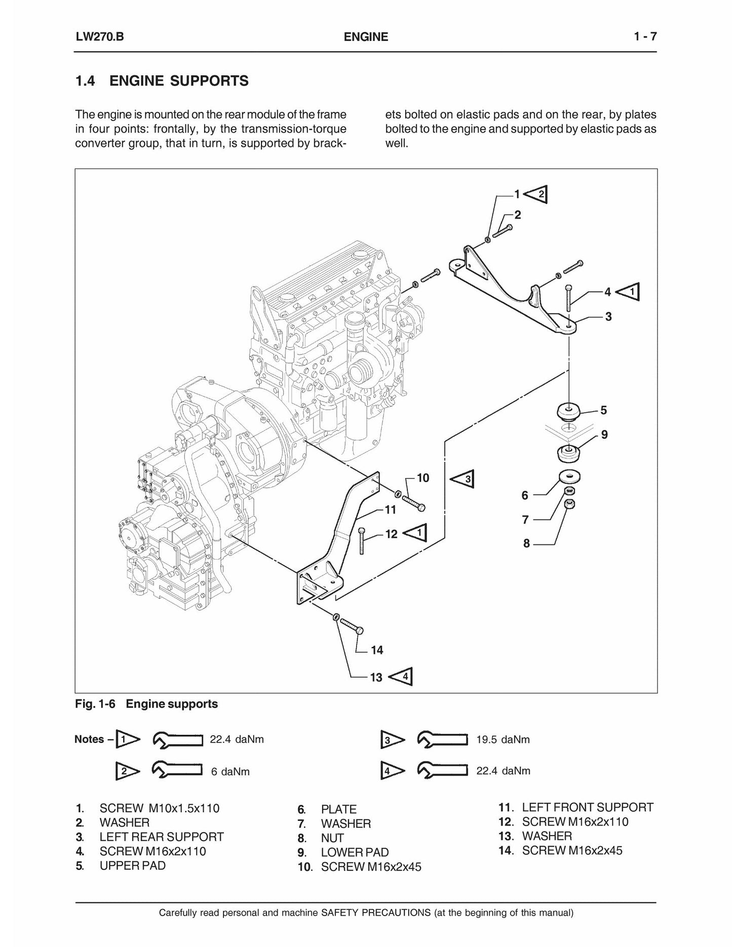 New Holland LW270.B Wheel Loader Factory Workshop Service Manual 6036707100