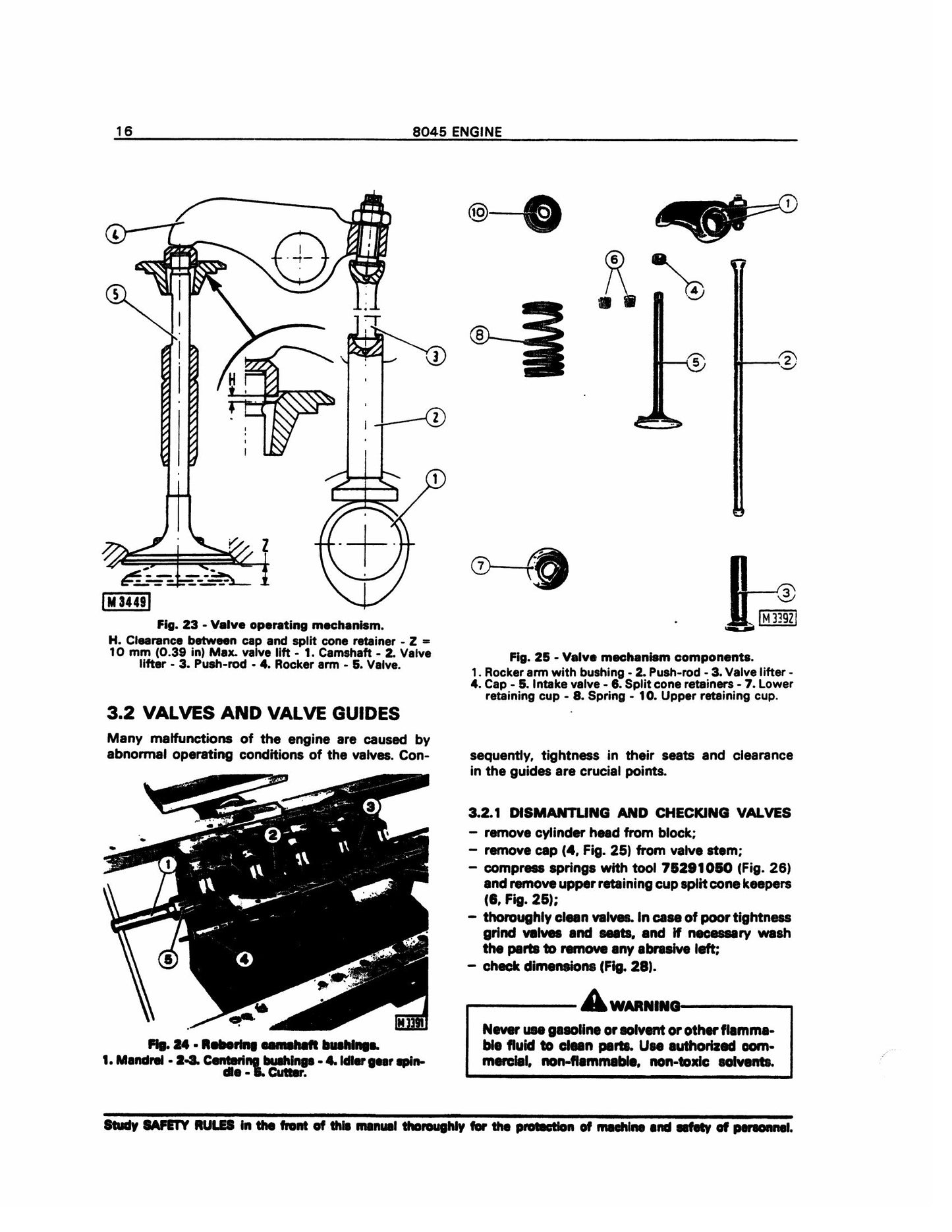 FIATALLIS 8045 Engine Factory Workshop Service Manual 604.06.295