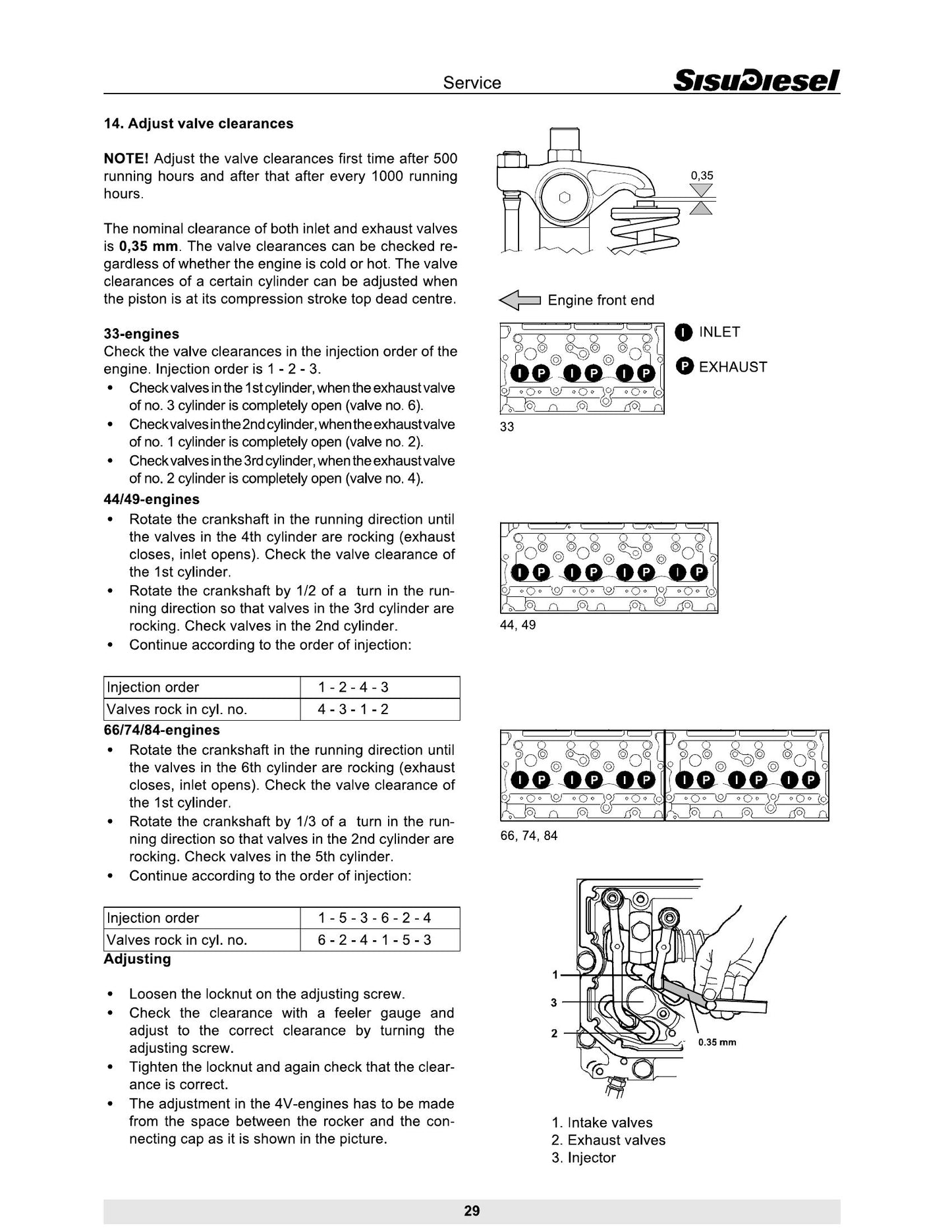 SISU DIESEL Fortius Series Engine Instruction Manual 8366 62470