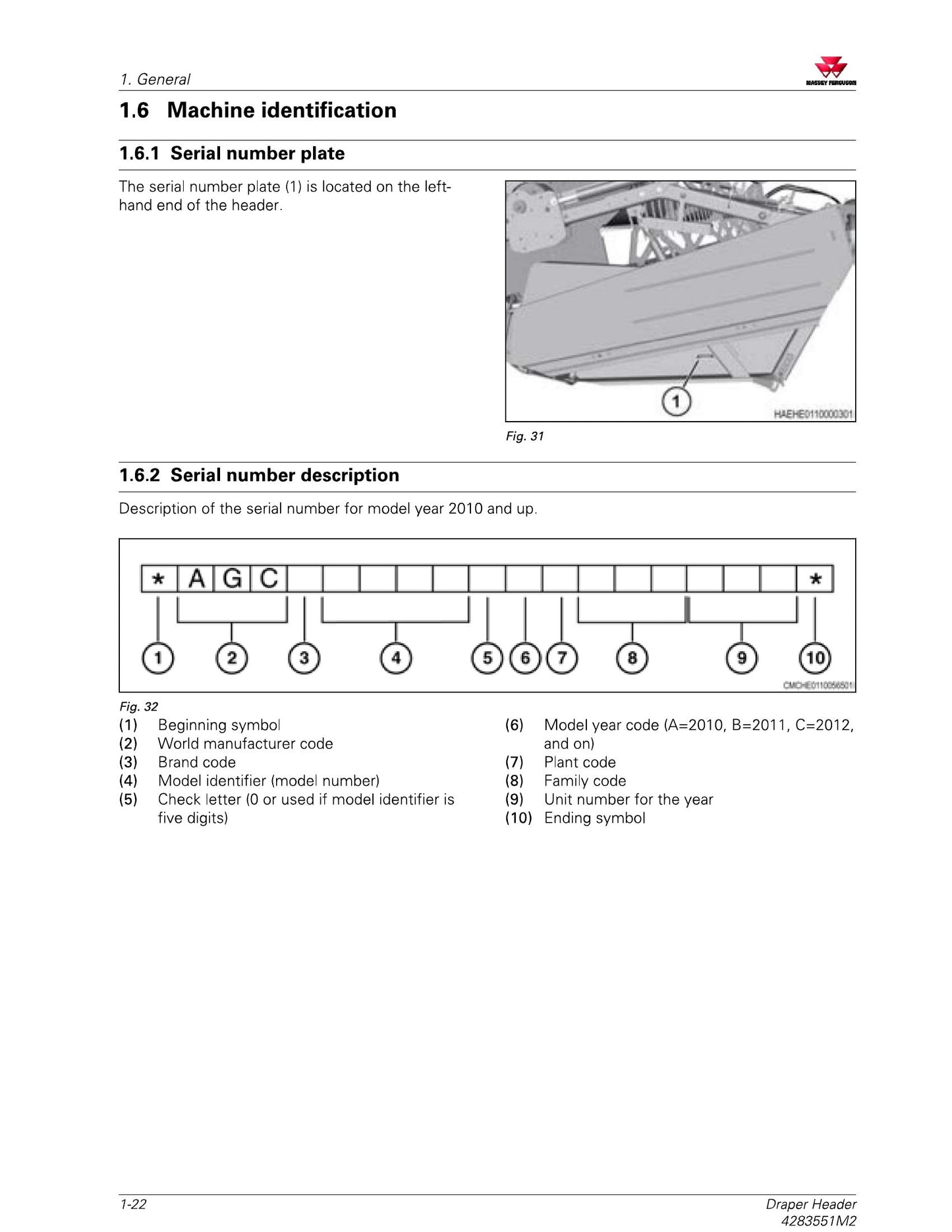 MASSEY FERGUSON 5300 Draper Header Workshop Factory Workshop Service Manual 4283551M2