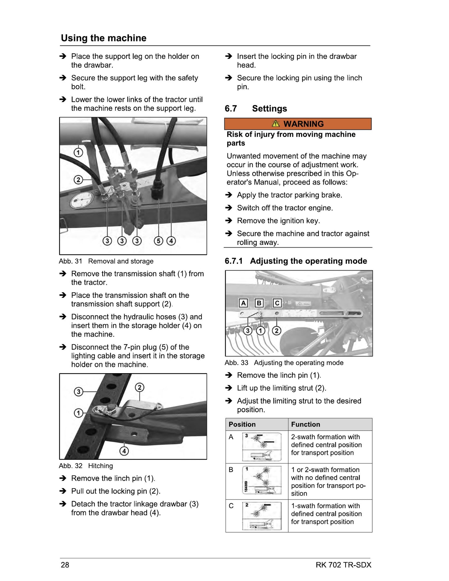 MASSEY FERGUSON RK 702 Mower Factory Workshop Operator Manual