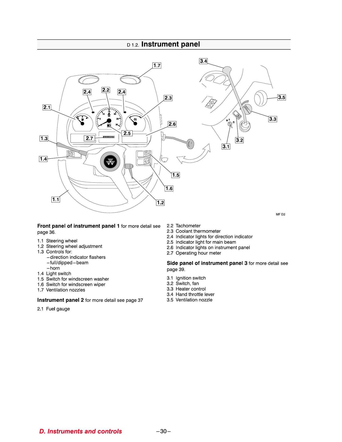 MASSEY FERGUSON 4435 4445 4455 Tractor Factory Workshop Operator Manual