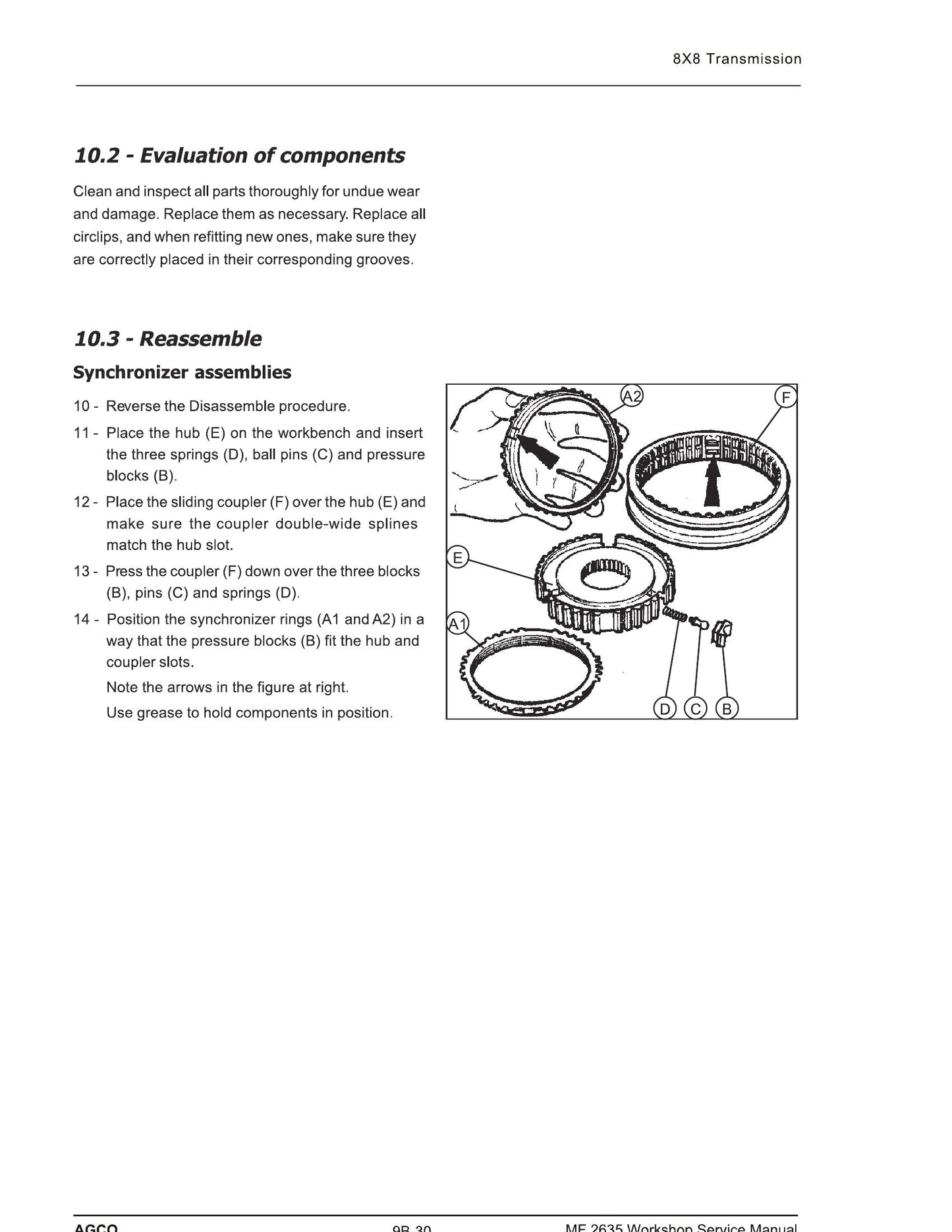 AGCO MF 2635 (2WD/4WD) Tractor Factory Workshop Service Manual Issue 2