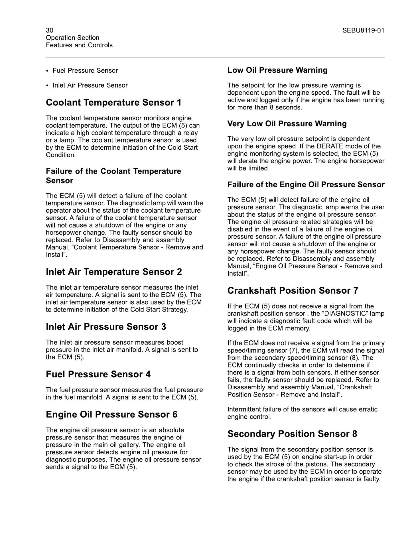 Perkins 1106D Industrial Engine Operation and Factory Workshop Maintenance Manual SEBU8119-01