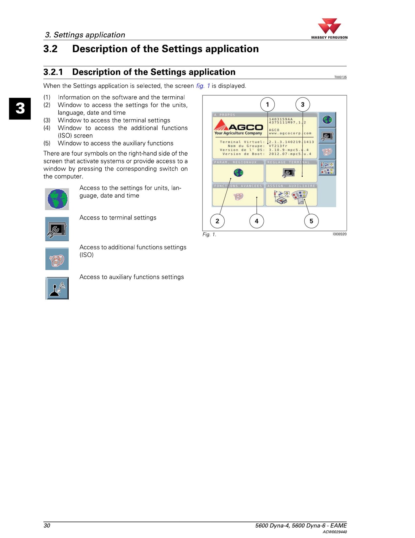 MASSEY FERGUSON Datatronic CCD Agricultural Machinery Factory Workshop Operator Manual ACW0029440