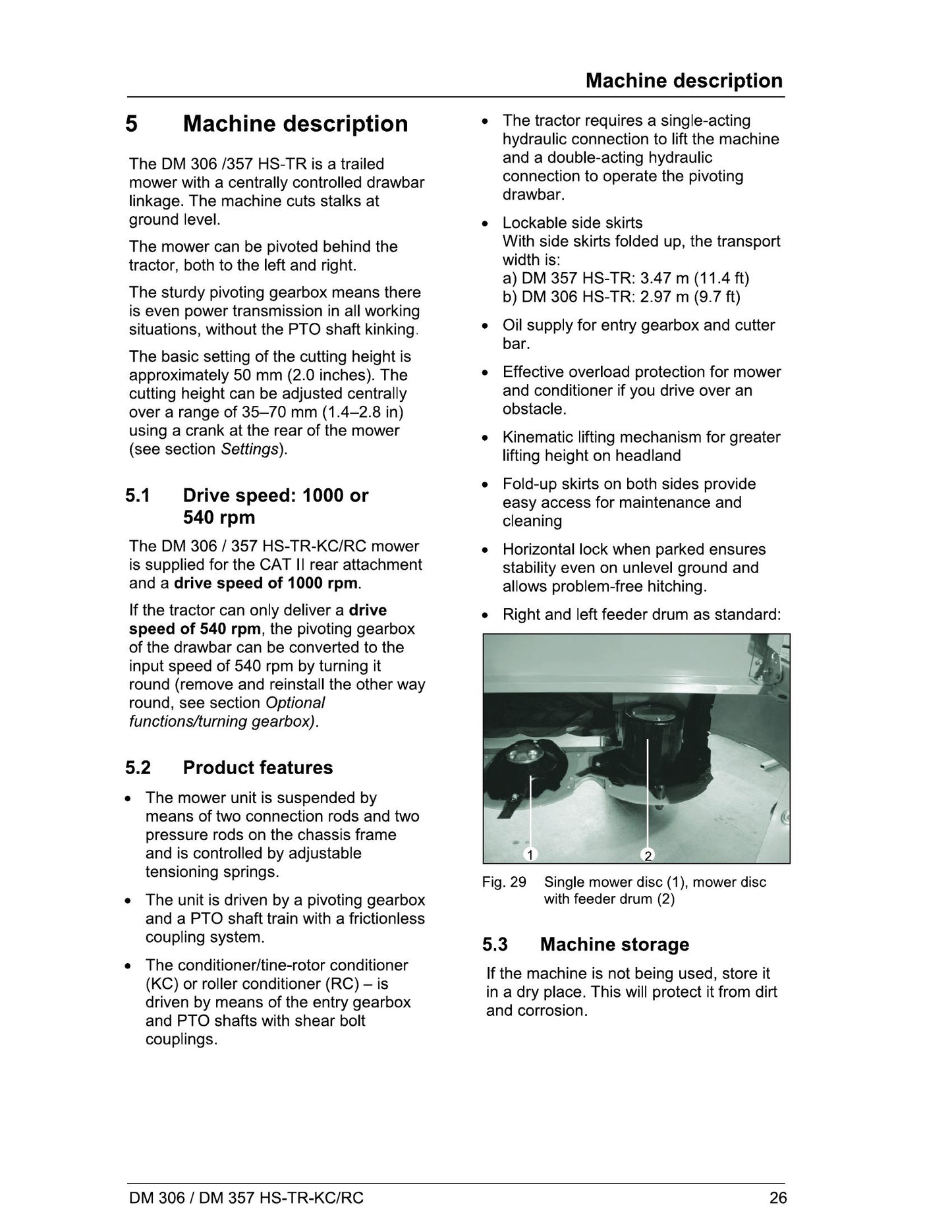 MASSEY FERGUSON DM306 DM357 Agricultural Mower Factory Workshop Operator Manual
