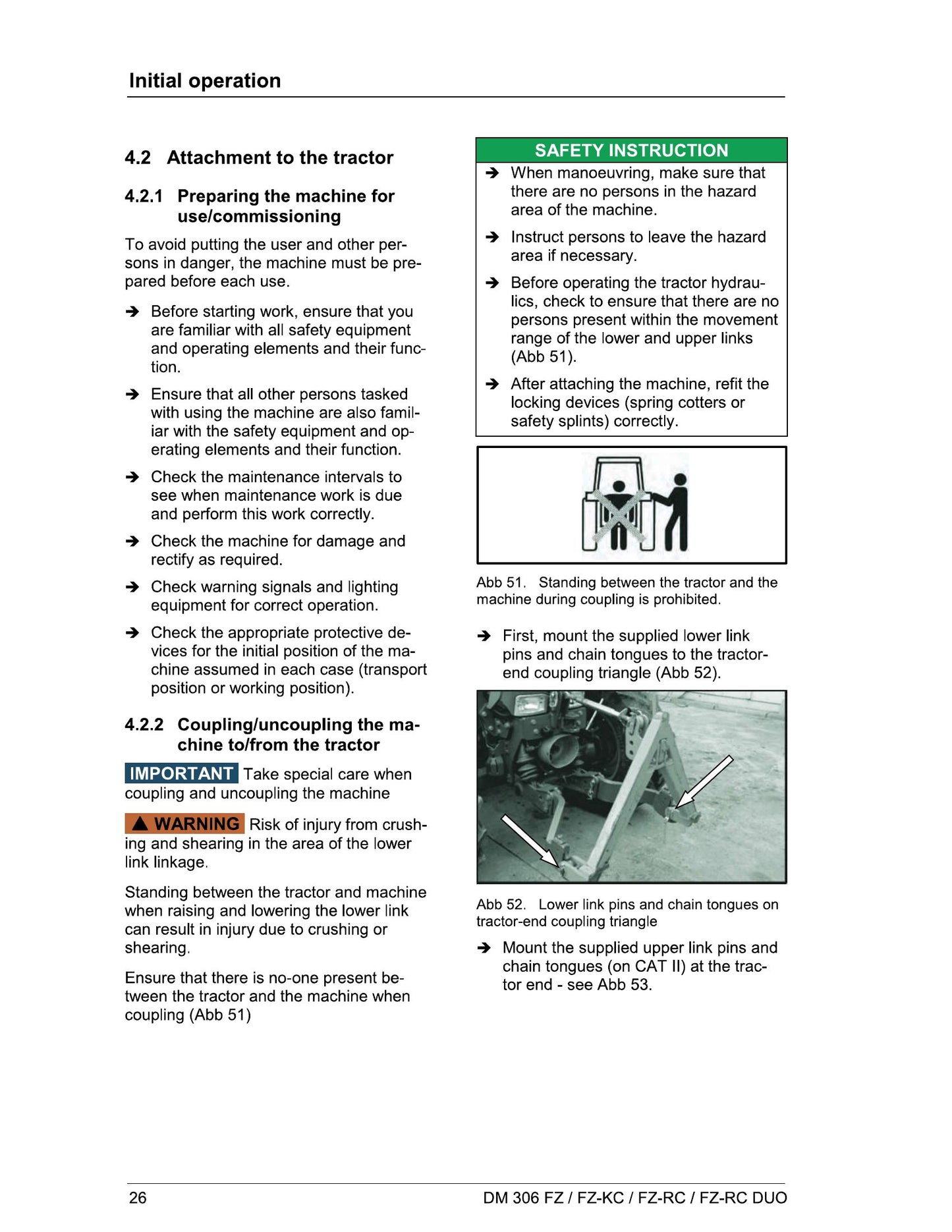 MASSEY FERGUSON DM 306 FZ FZ-KC FZ-RC FZ-RC DUO Disc Mower Factory Workshop Operator Manual