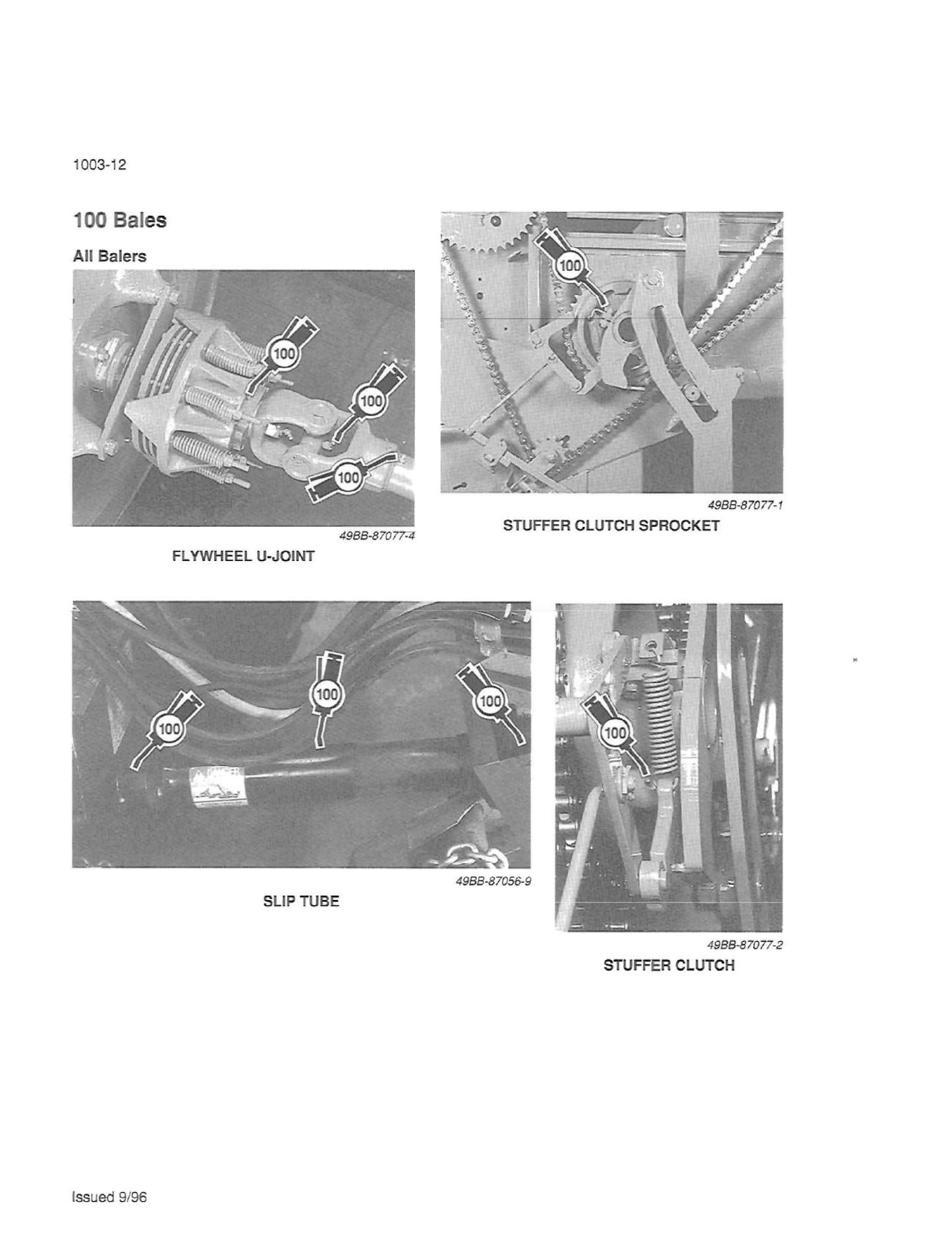 AGCO MF 190LB Baler Workshop Factory Workshop Service Manual 1856 996 M1