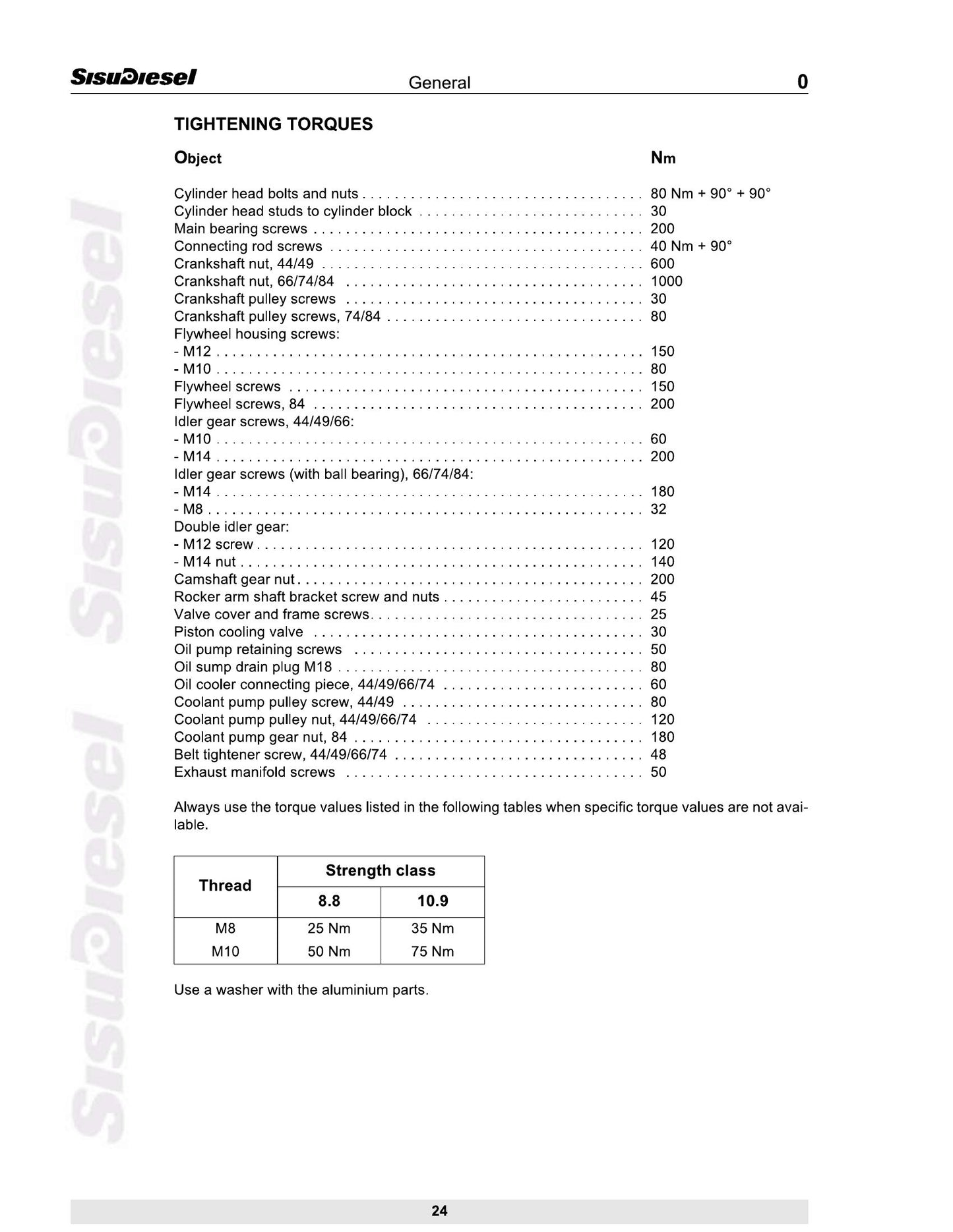 SISU Diesel Citius Series 44 49 66 74 84 Engine Workshop Manual 8370 62637