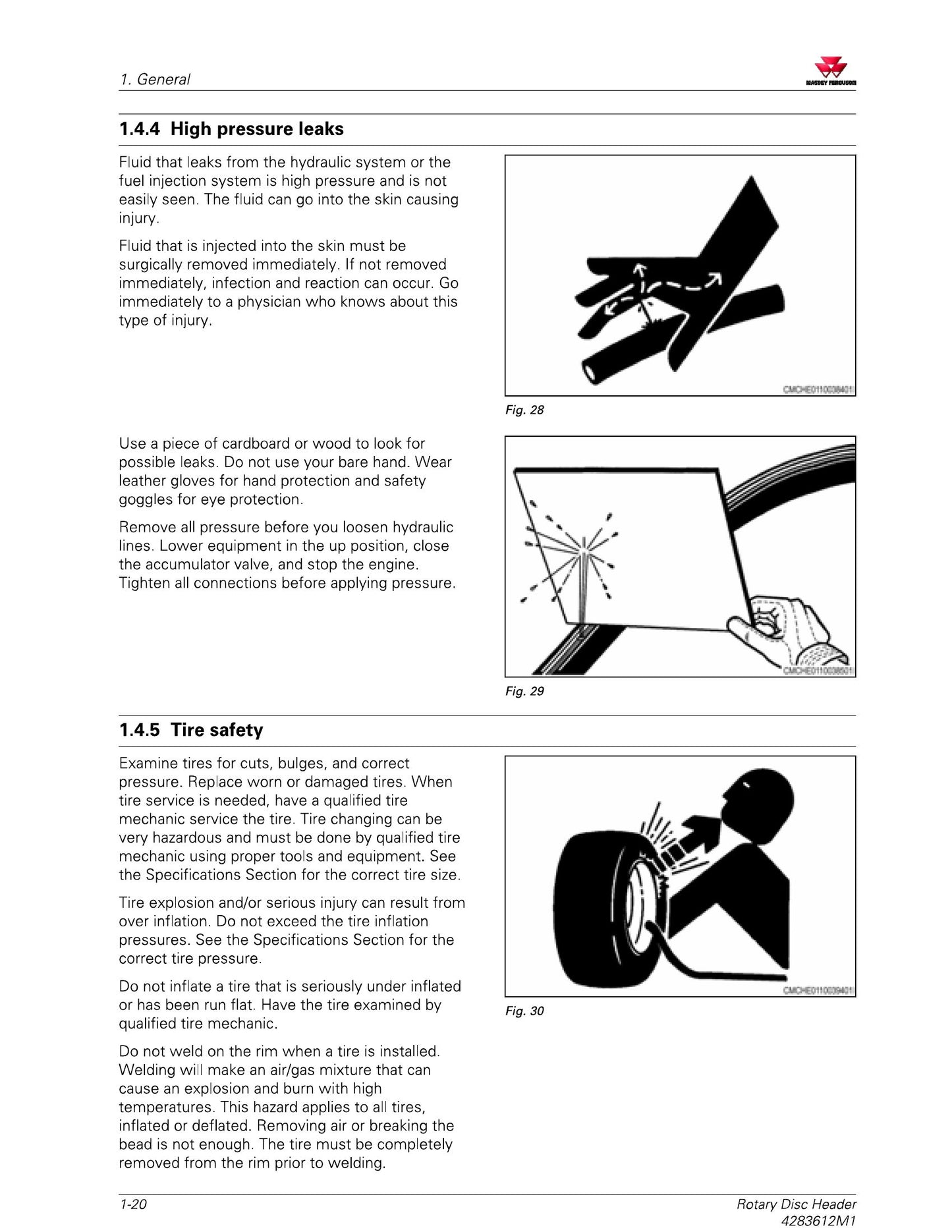 MASSEY FERGUSON MF9283 MF9286 Rotary Disc Header Factory Workshop Service Manual