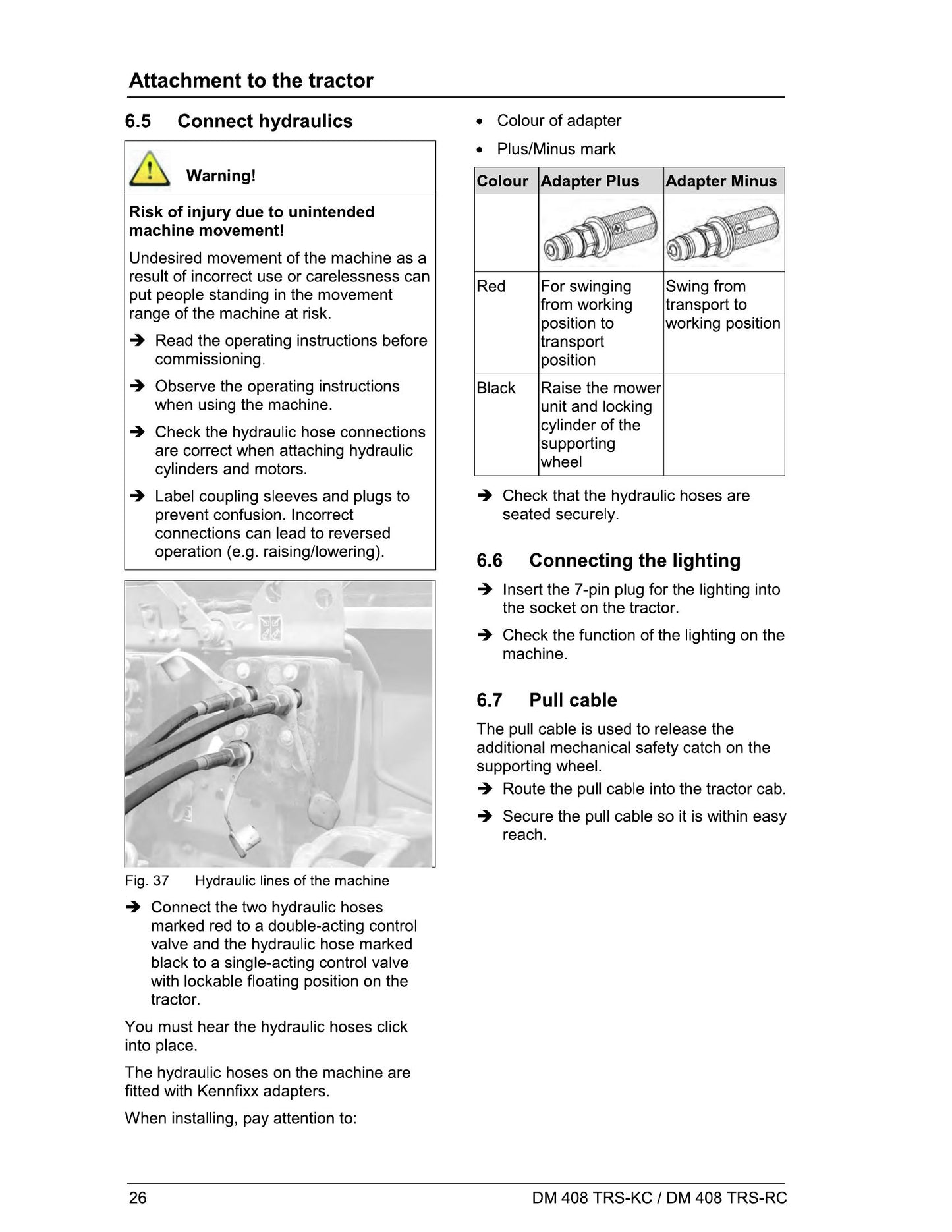 MASSEY FERGUSON DM 408 Mower Factory Workshop Operator Manual