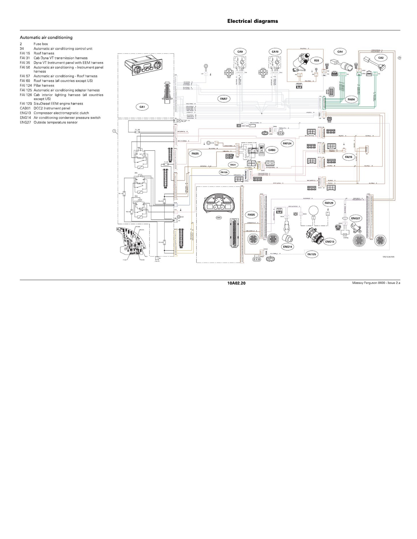 MASSEY FERGUSON 8400 Tractor Factory Workshop Service Manual