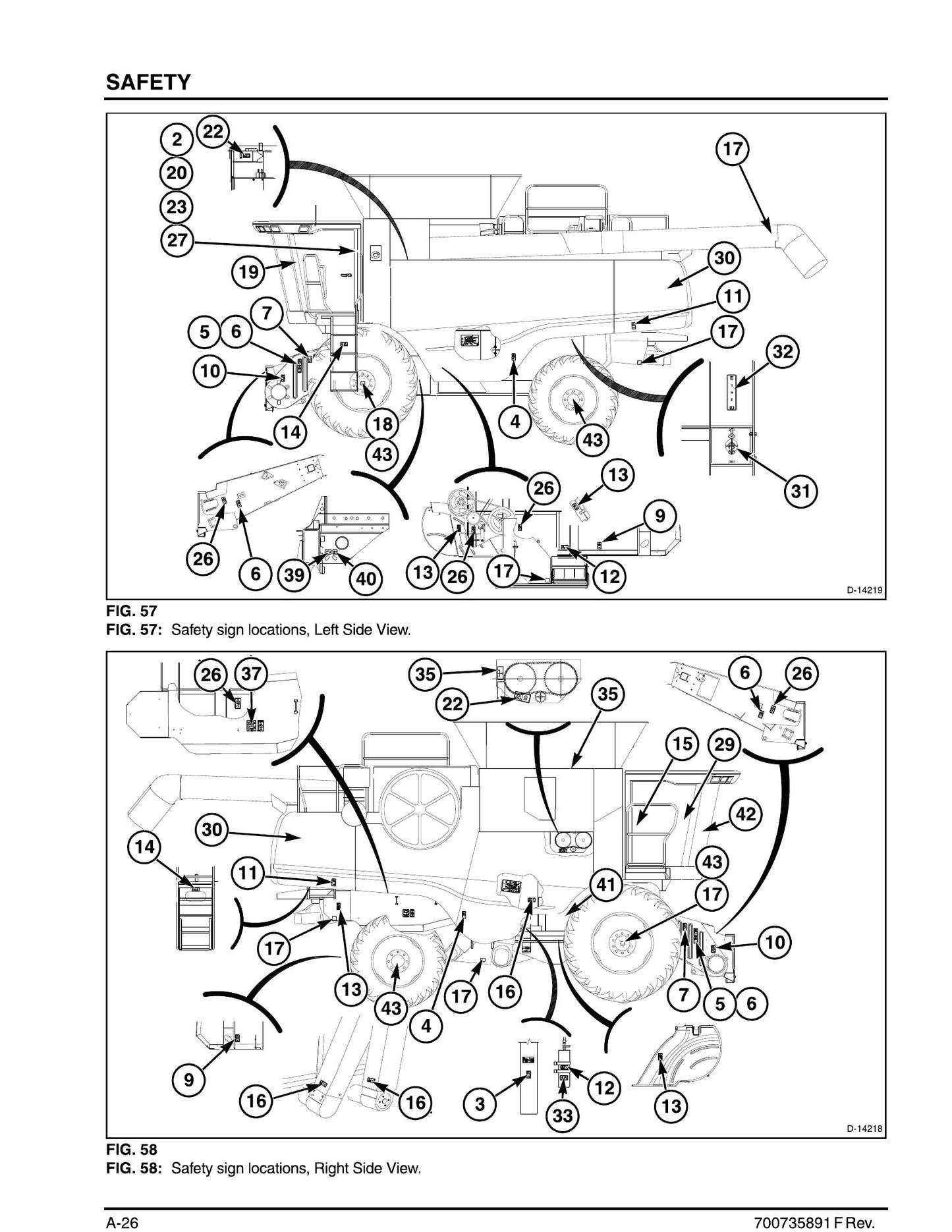 MASSEY FERGUSON 9895 CE Combine Harvester Factory Workshop Operator Manual (EN)