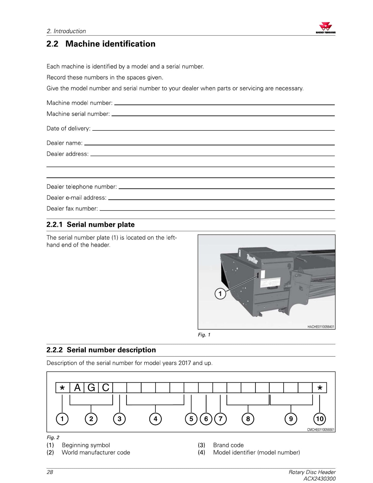 MASSEY FERGUSON MF 9313S MF 9313D Rotary Disc Header Factory Workshop Operator Manual
