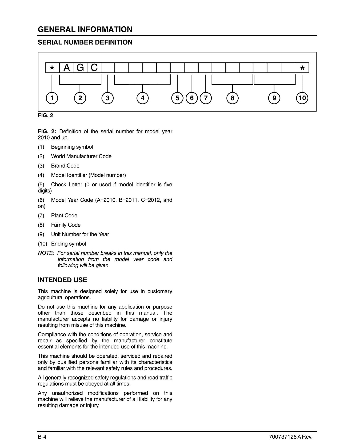 MASSEY FERGUSON MF9126 Auger Header Factory Workshop Operator Manual