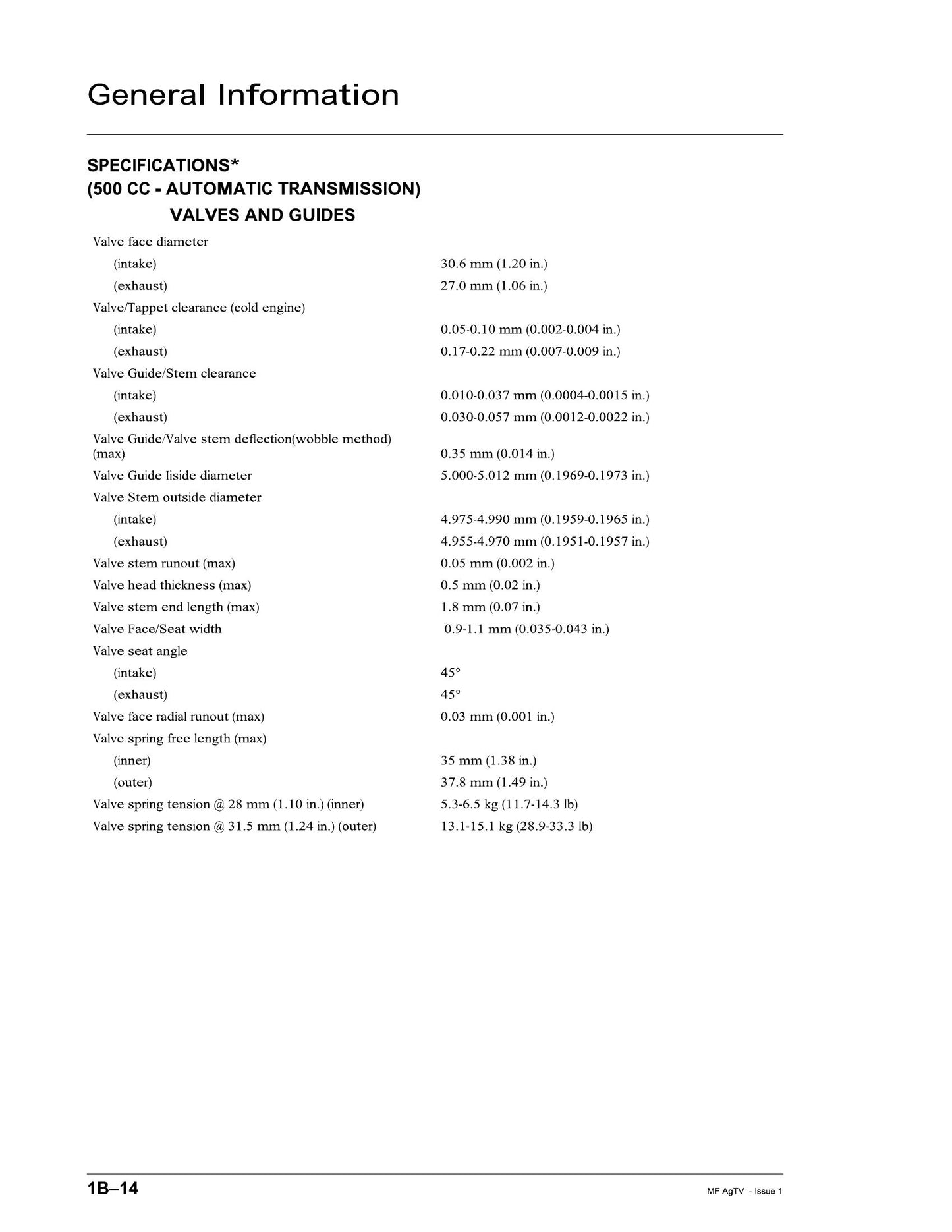 MASSEY FERGUSON 250/300 CC Other Factory Workshop Service Manual