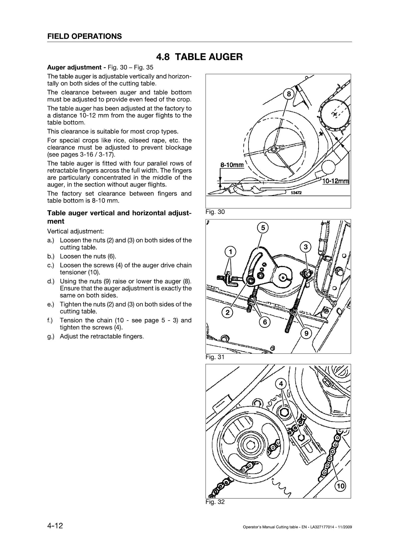 MASSEY FERGUSON 4.20 4.80 5.40 6.00 6.60 7.60 Harvester Factory Workshop Operator Manual