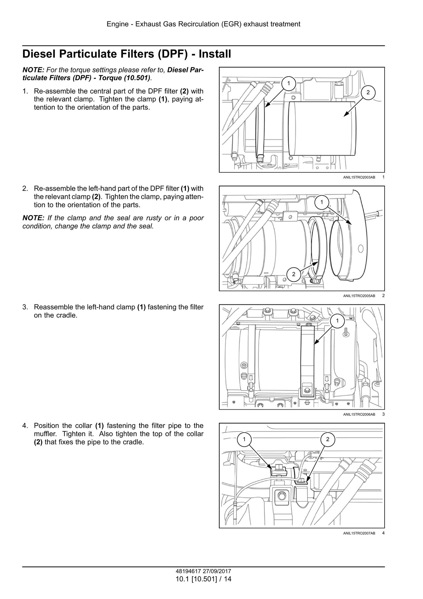 New Holland TD5.85 TD5.95 TD5.105 TD5.115 Tractor Factory Workshop Service Manual 48194617