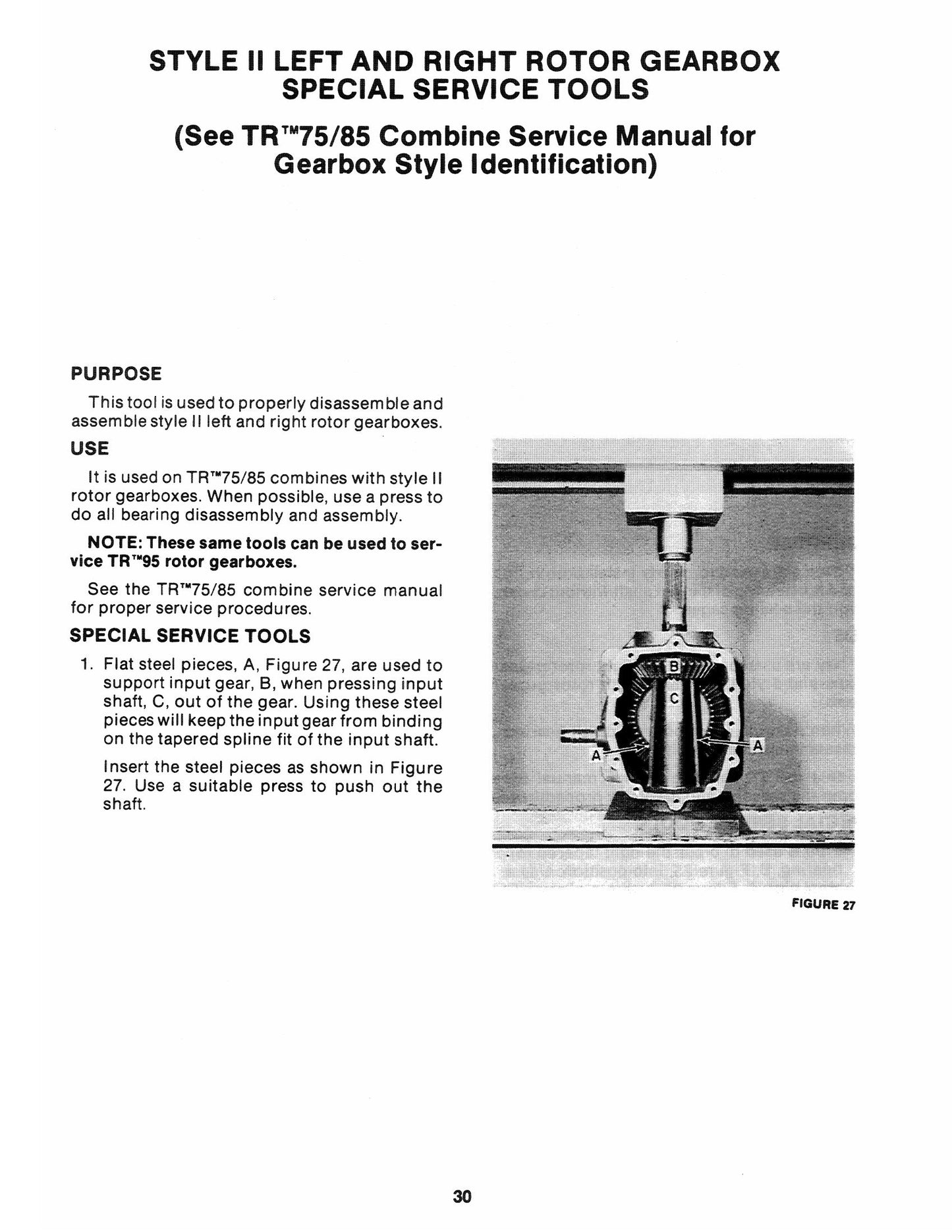 New Holland TR70 TR75 TR85 TR95 Combine Factory Workshop Service Manual