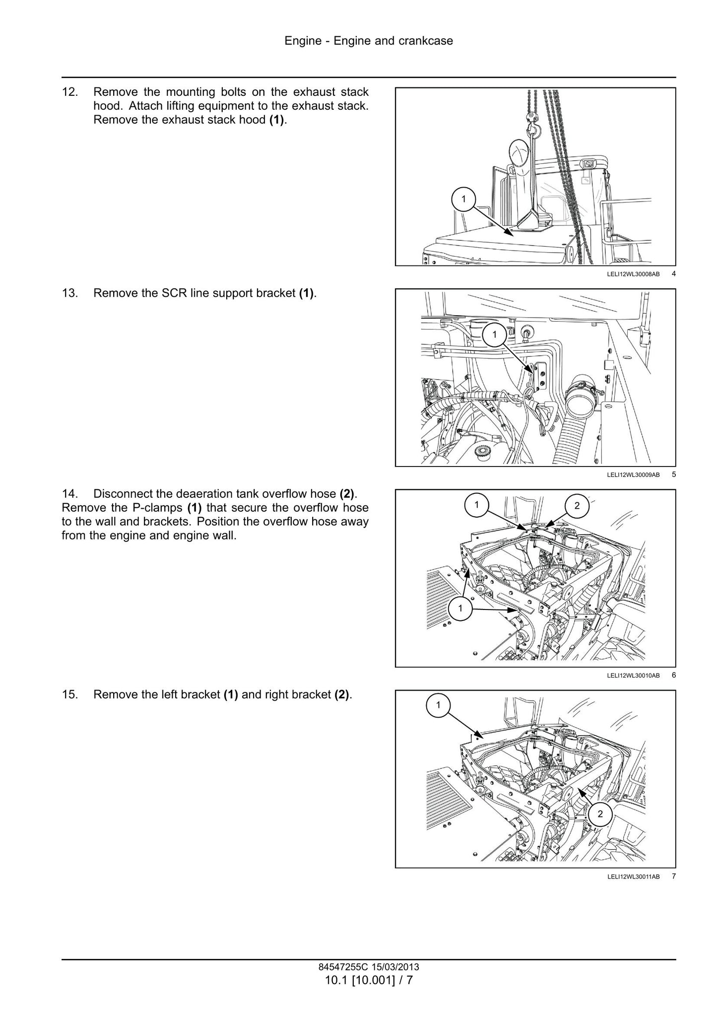New Holland W270C W300C Wheel Loader Factory Workshop Service Manual 84547255A