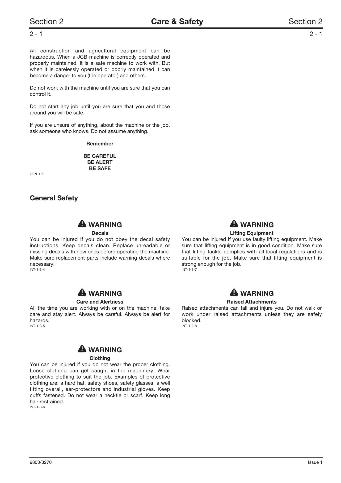 JCB 3CX 4CX 214 215 217 Backhoe Loader Factory Workshop Service Manual 9803/3270
