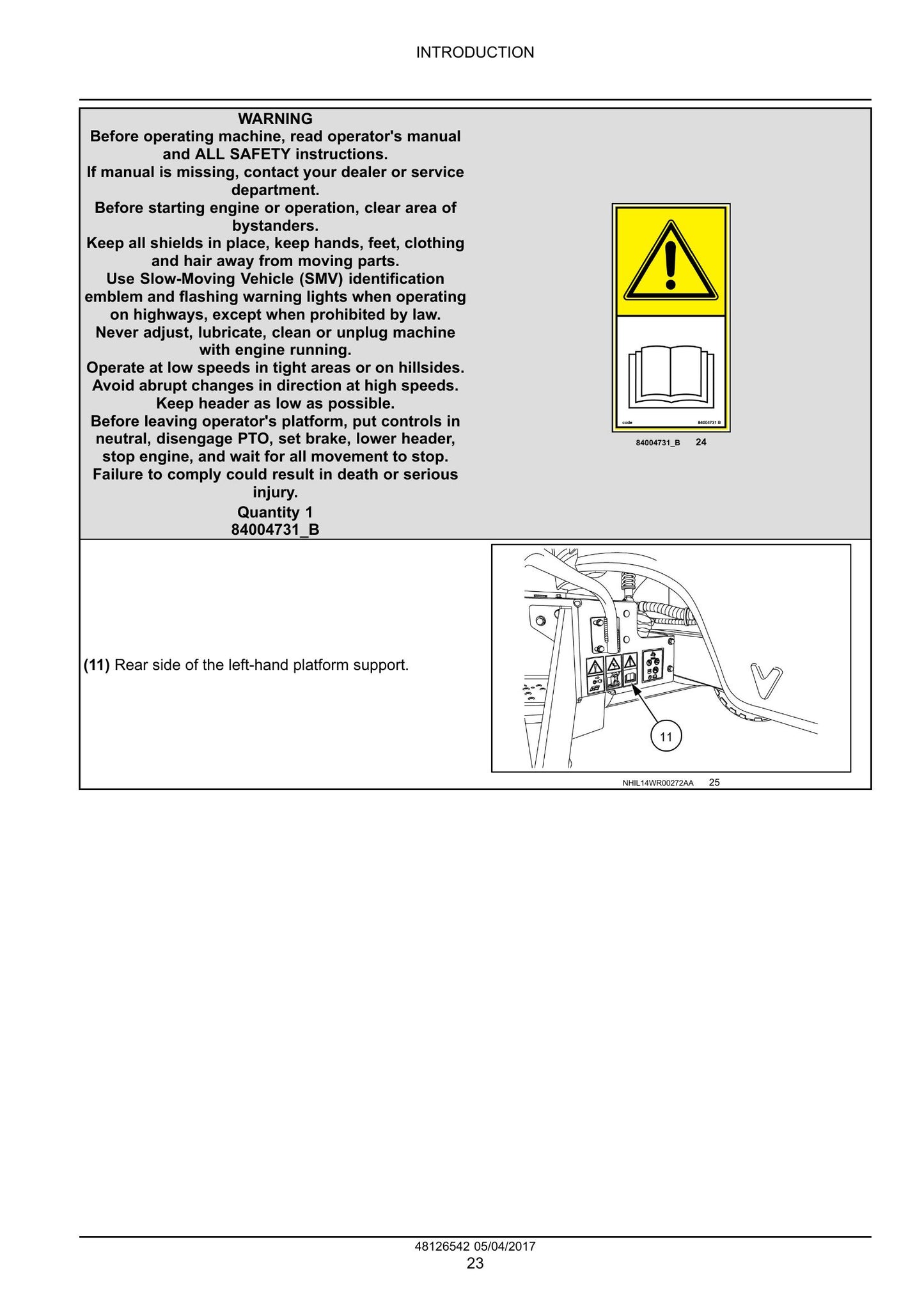 New Holland Speedrower 160 Self-Propelled Windrower Factory Workshop Service Manual 48126542