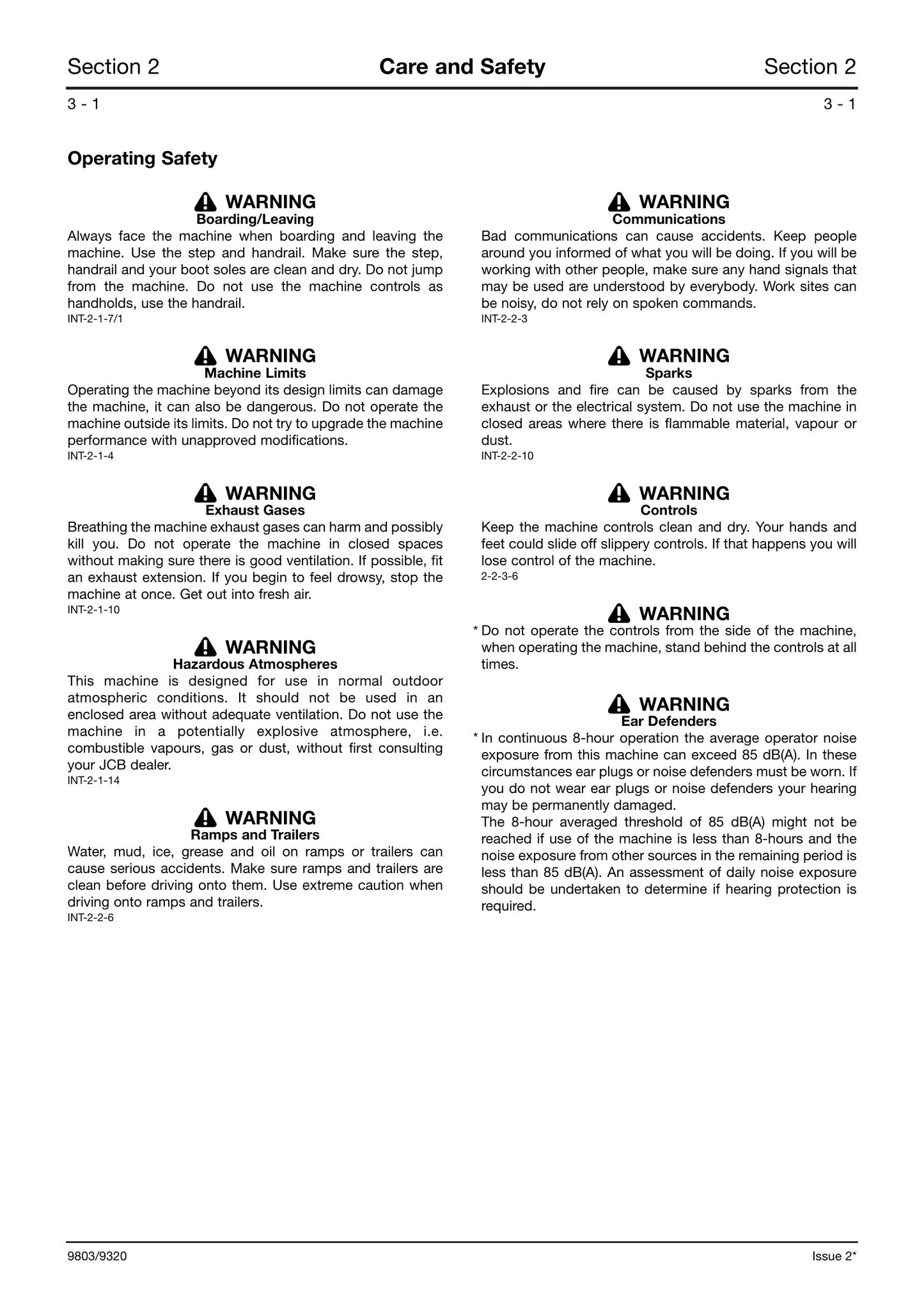 JCB TD7 TD10 Dumpster Factory Workshop Service Manual 9803/9320