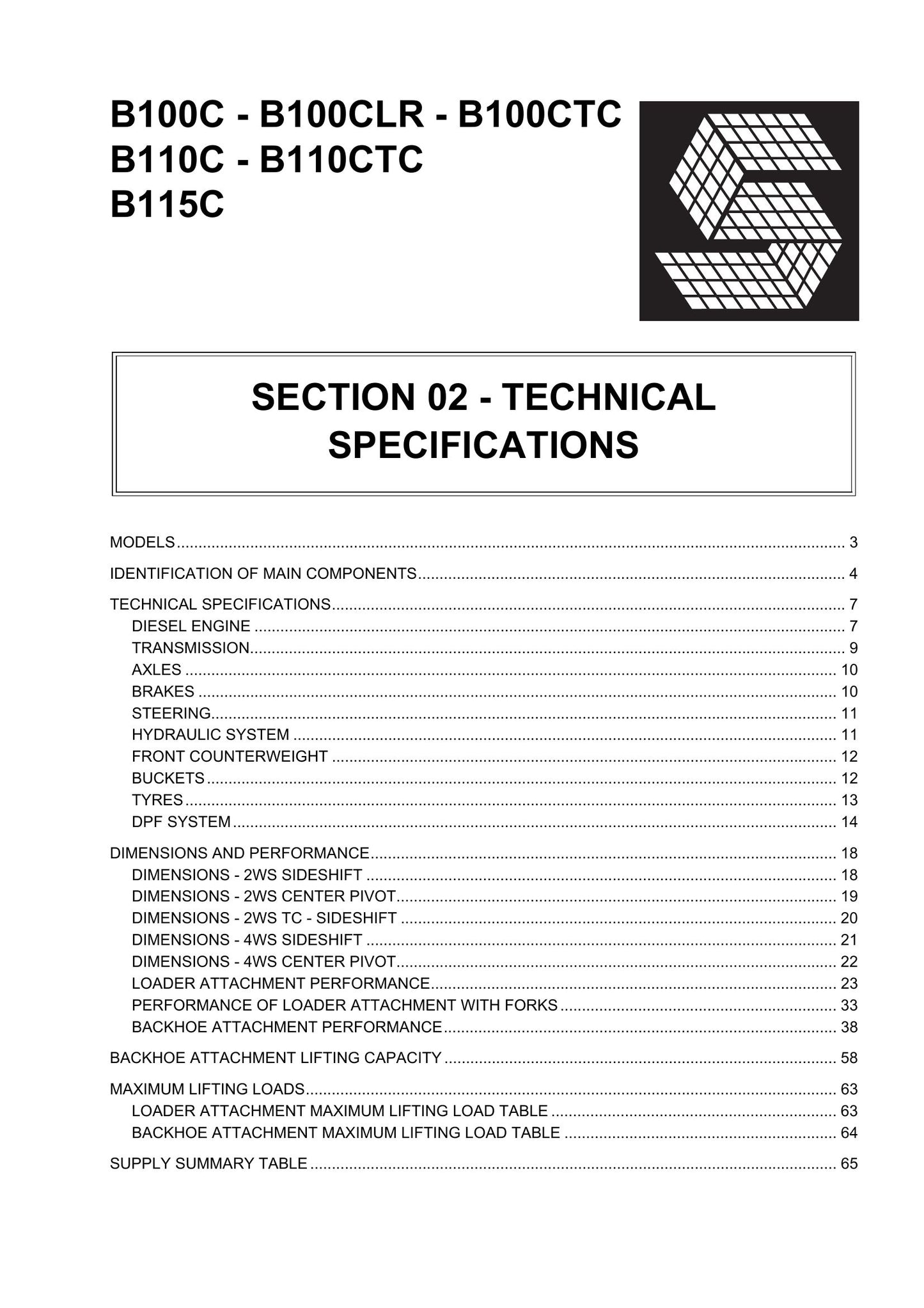 New Holland B100C B100CLR B100CTC B110C B110CTC B115C Backhoe Loader Factory Workshop Service Manual 84568042A