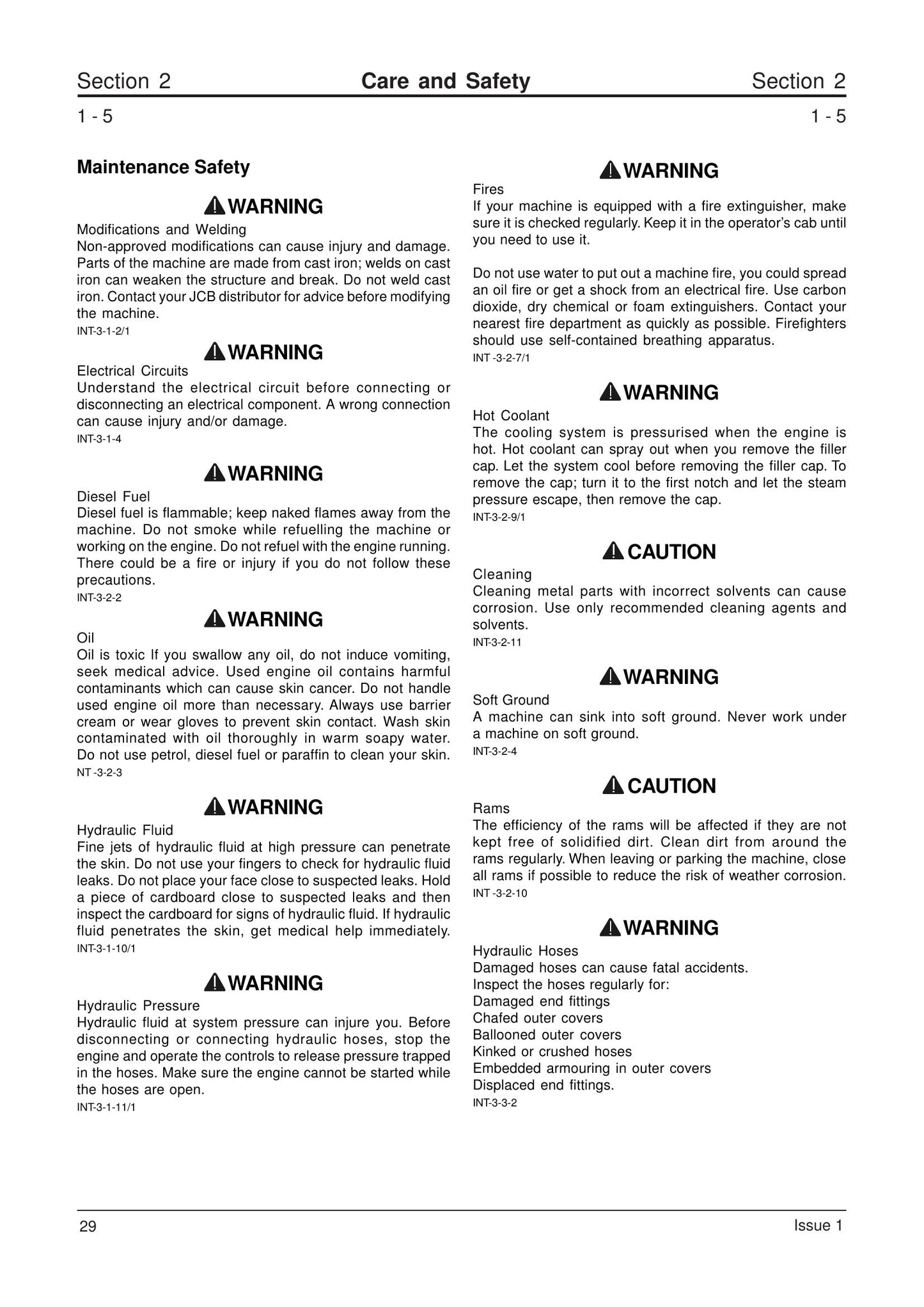 JCB JS210 LC Crawler Excavator Factory Workshop Service Manual 9803/6510